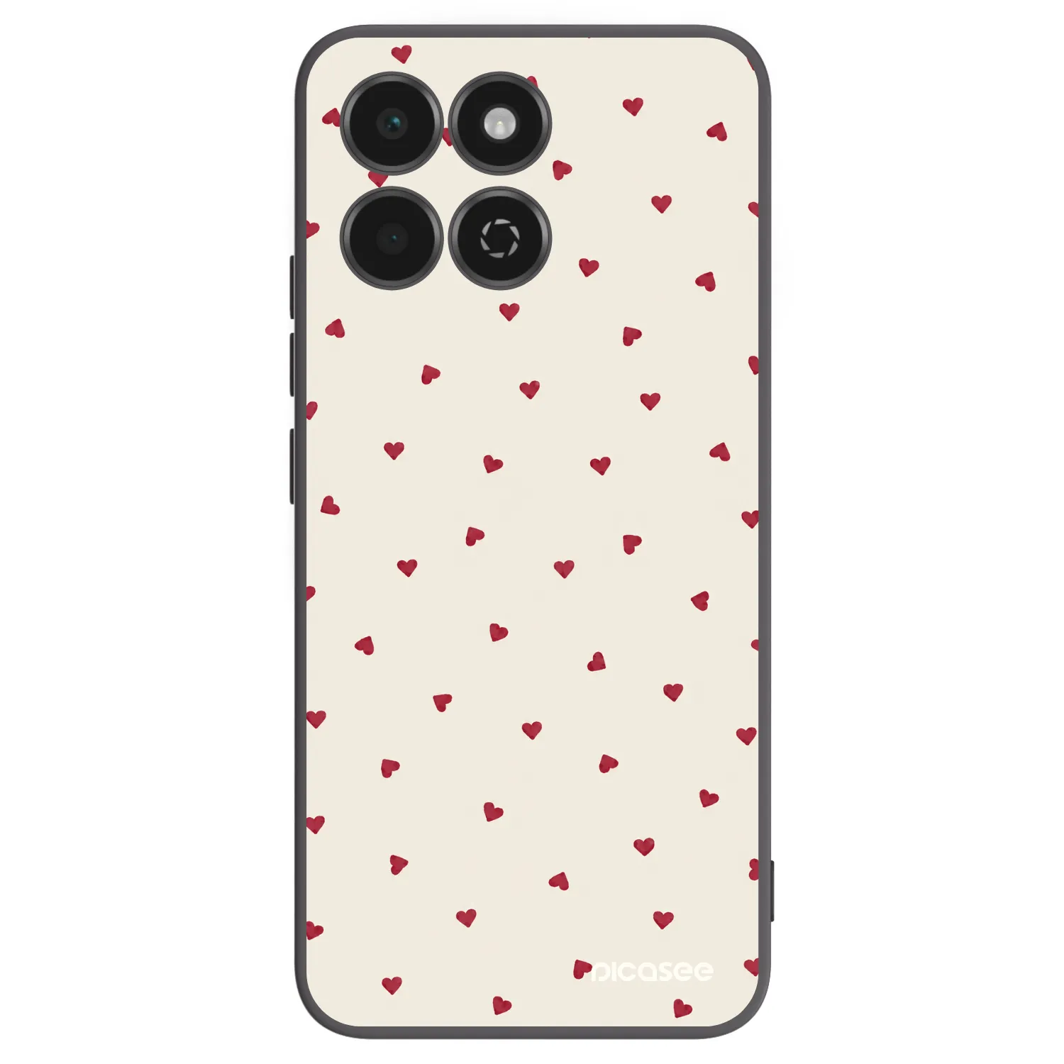 Picasee crna silikonska maskica za Honor 200 Smart 5G - Little Love