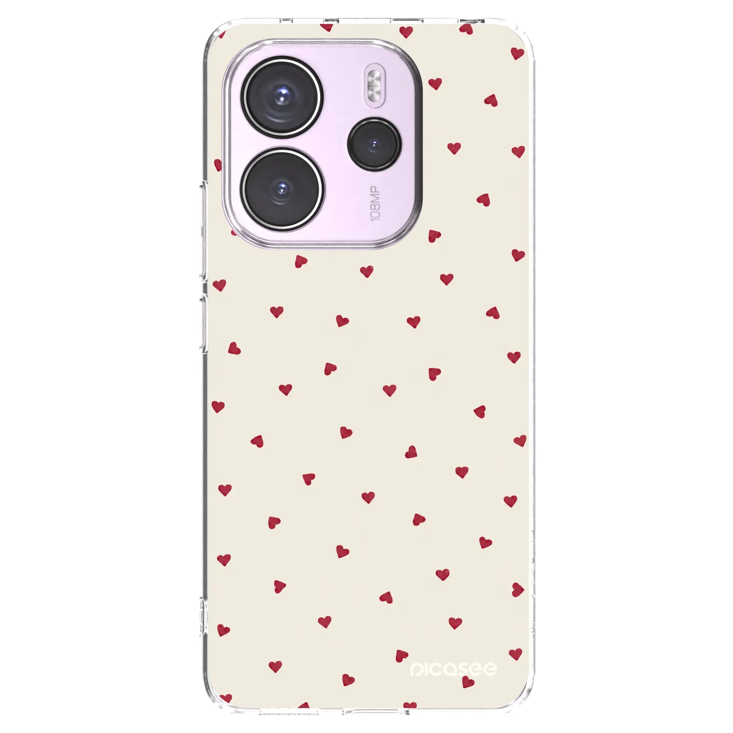 Picasee silikonska prozirna maskica za Xiaomi Redmi Note 14 4G - Little Love