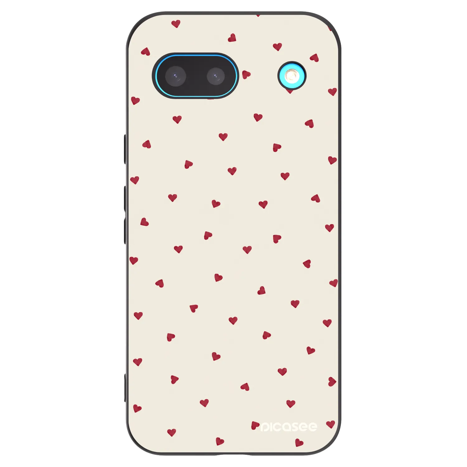Picasee crna silikonska maskica za Google Pixel 8 - Little Love