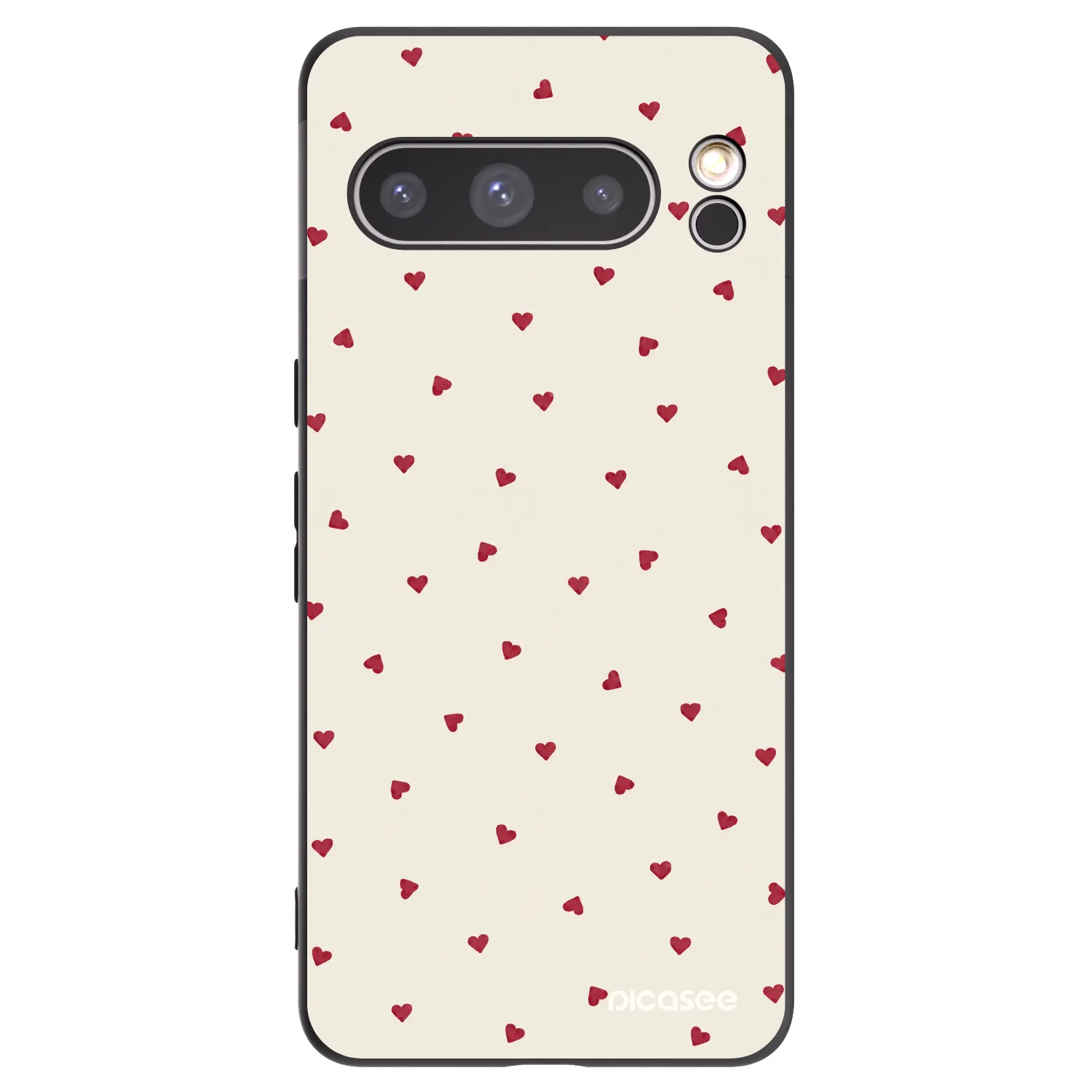 Picasee crna silikonska maskica za Google Pixel 8 Pro - Little Love