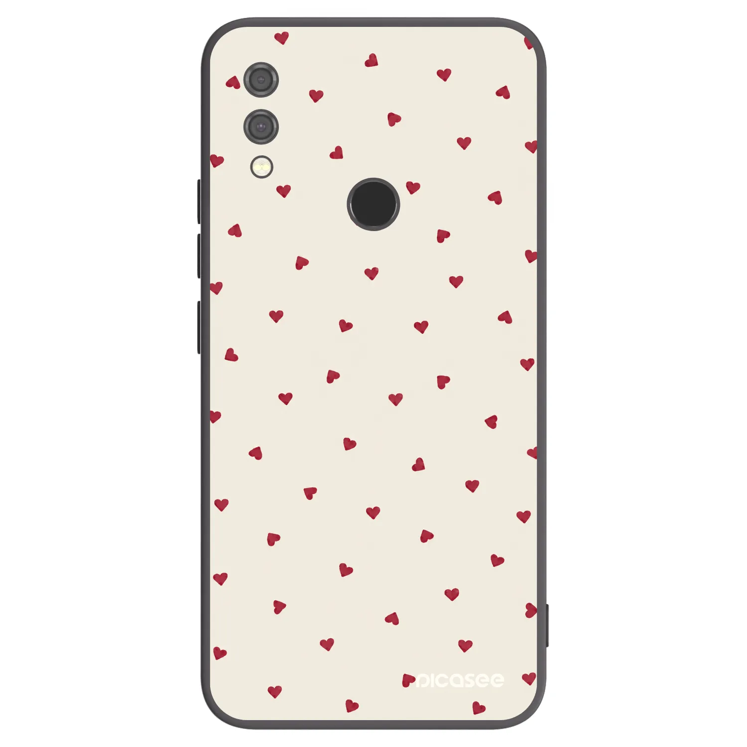 Picasee crna silikonska maskica za Xiaomi Redmi Note 7 - Little Love