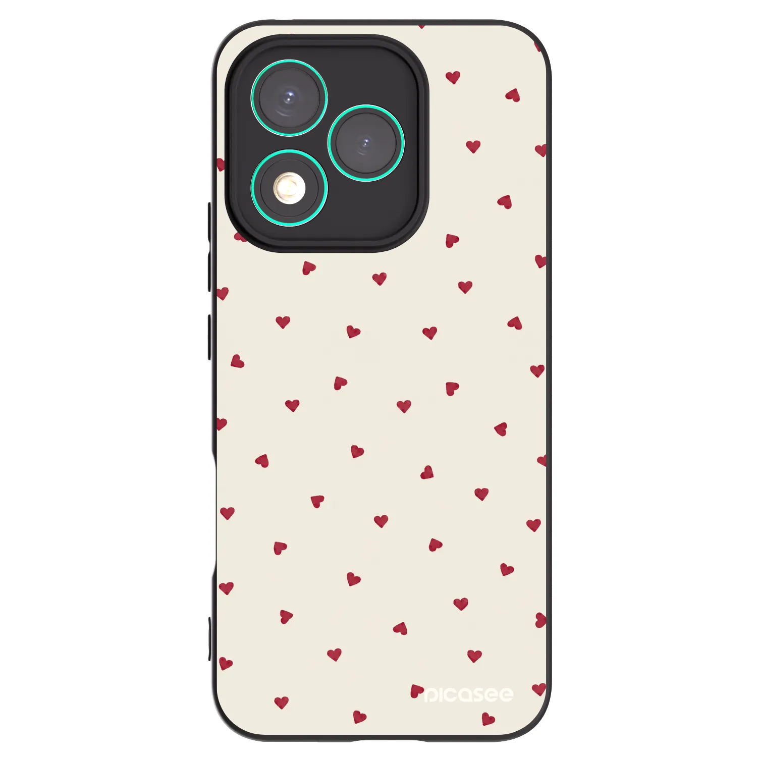 Picasee crna silikonska maskica za Honor 400 Lite 5G - Little Love