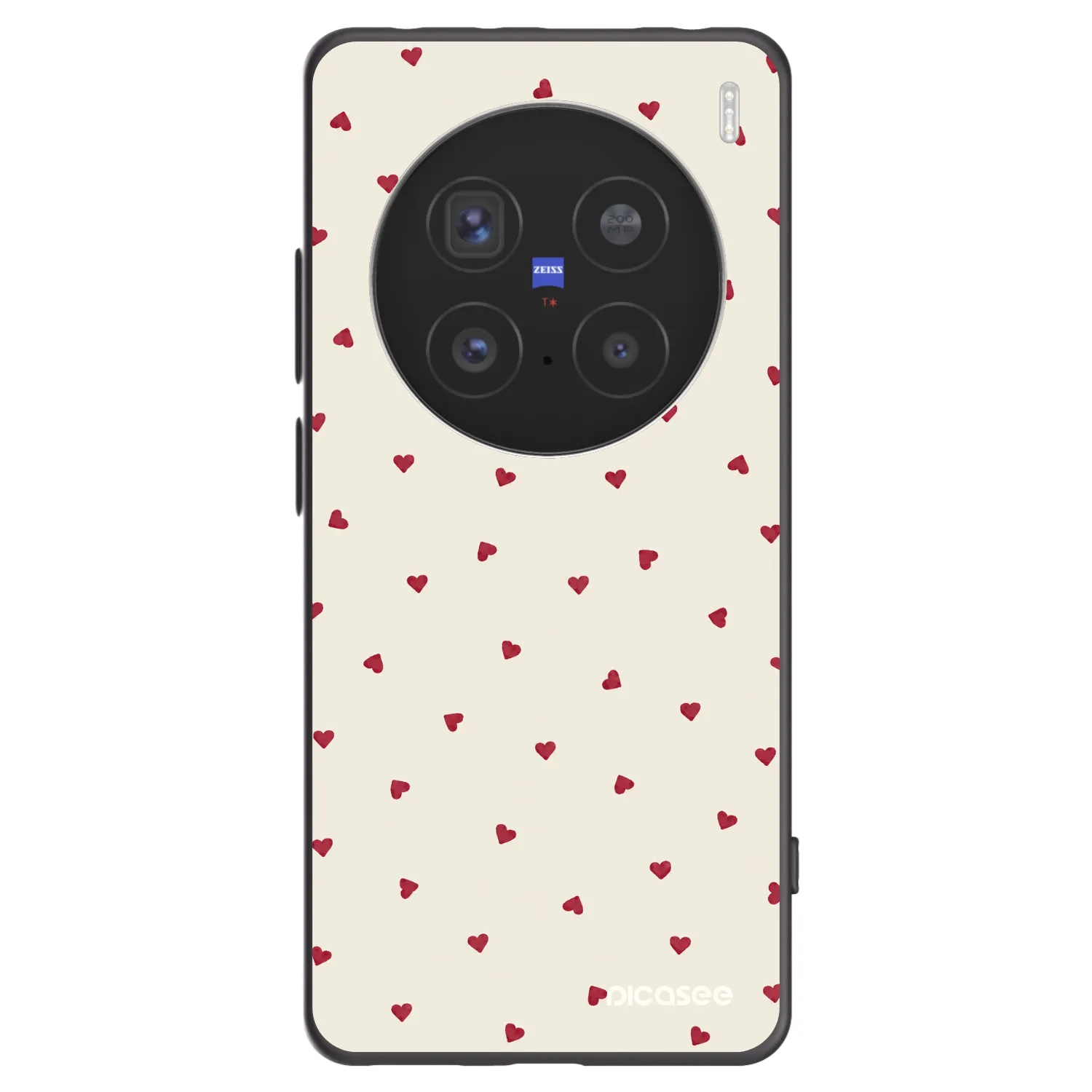 Picasee crna silikonska maskica za Vivo X200 Pro - Little Love