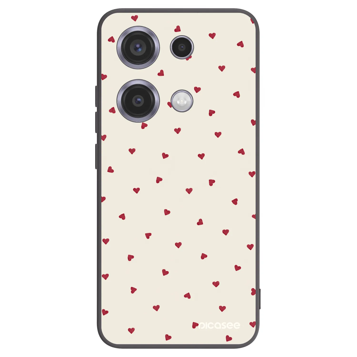 Picasee crna silikonska maskica za Xiaomi Redmi Note 14S - Little Love