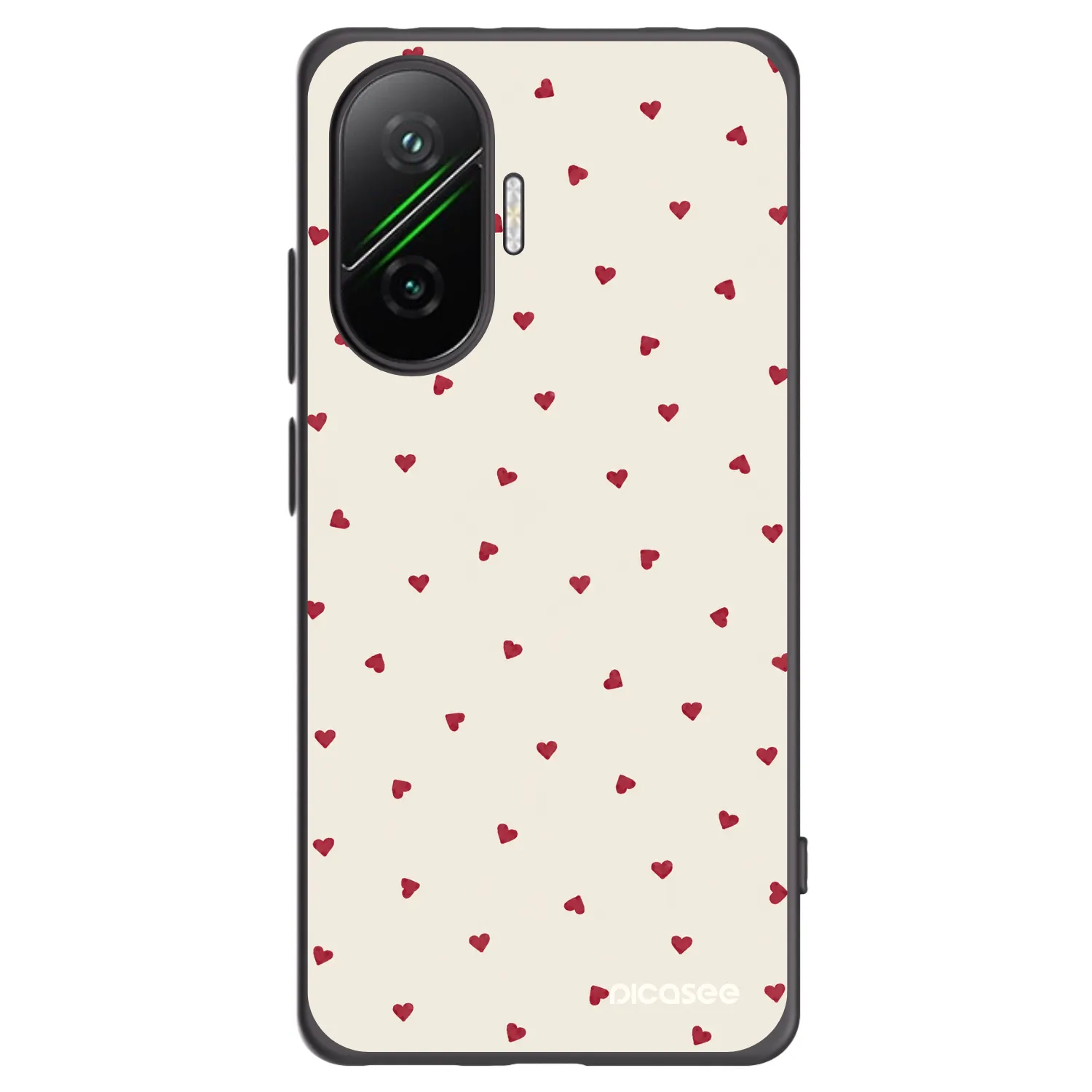 Picasee crna silikonska maskica za Xiaomi Poco F7 5G - Little Love