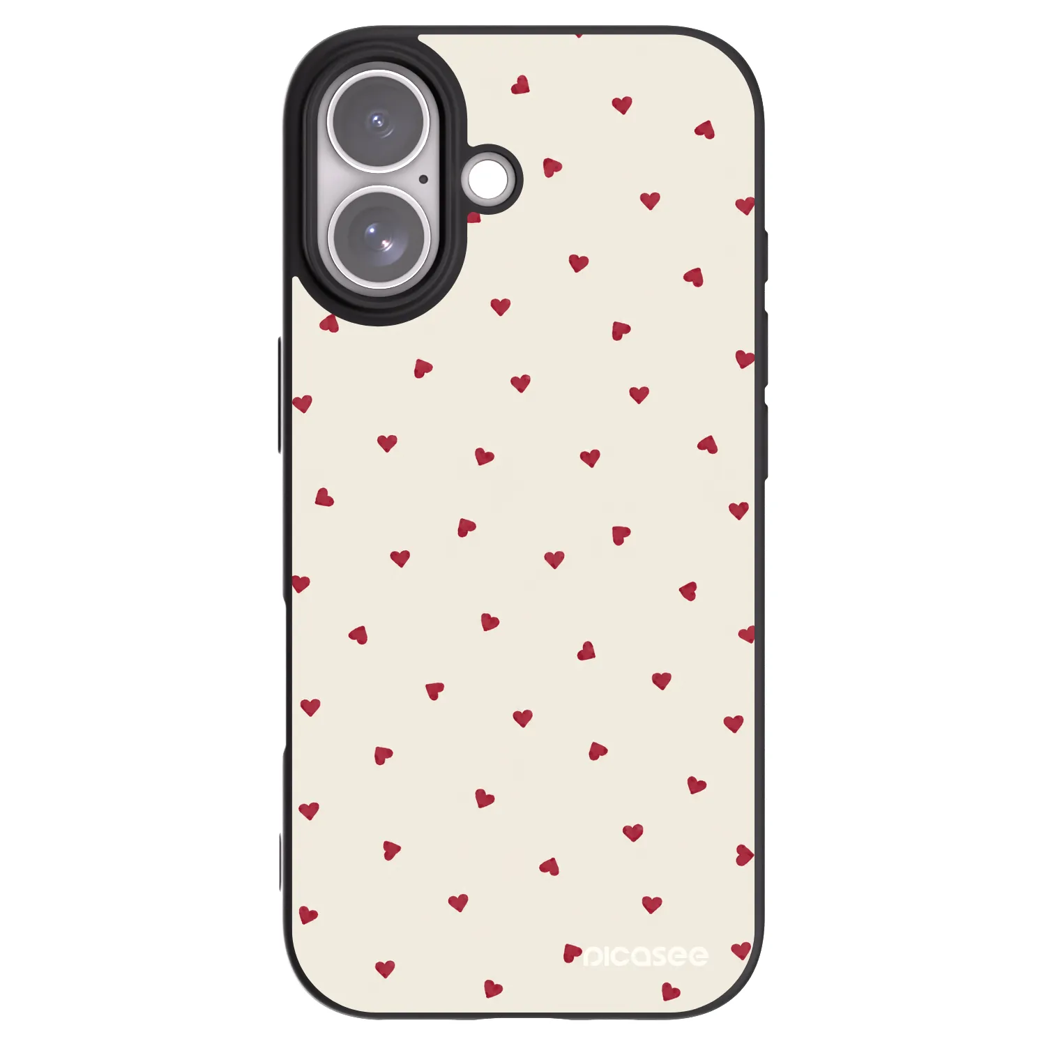 Picasee crna silikonska maskica za Apple iPhone 17 - Little Love