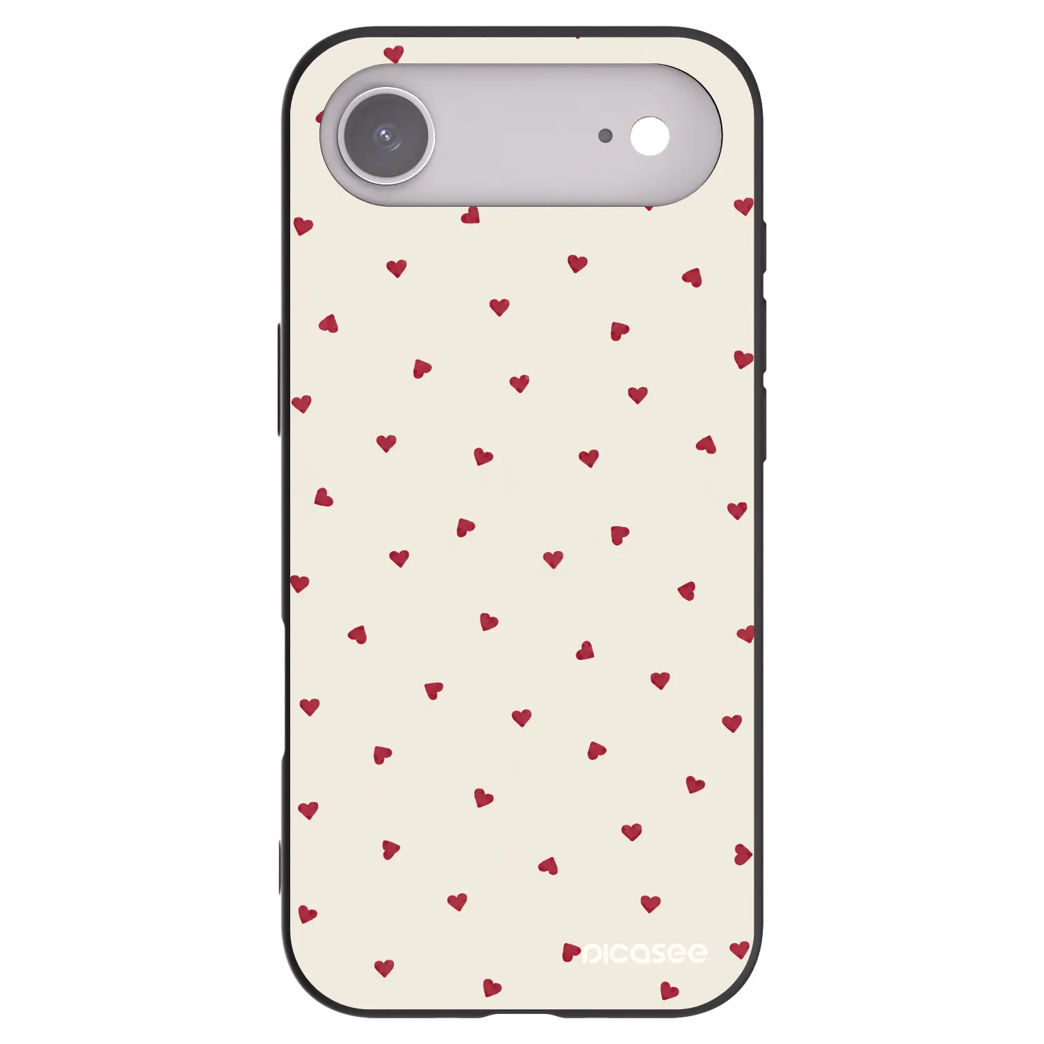 Picasee crna silikonska maskica za Apple iPhone Air - Little Love