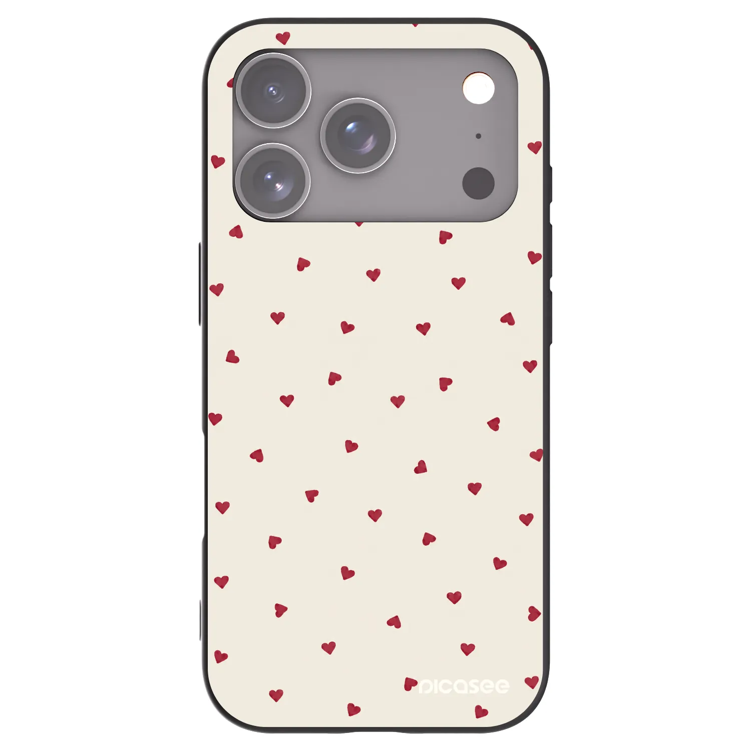 Picasee crna silikonska maskica za Apple iPhone 17 Pro - Little Love