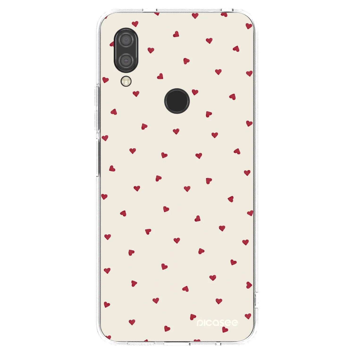 Picasee silikonska prozirna maskica za Xiaomi Redmi 7 - Little Love