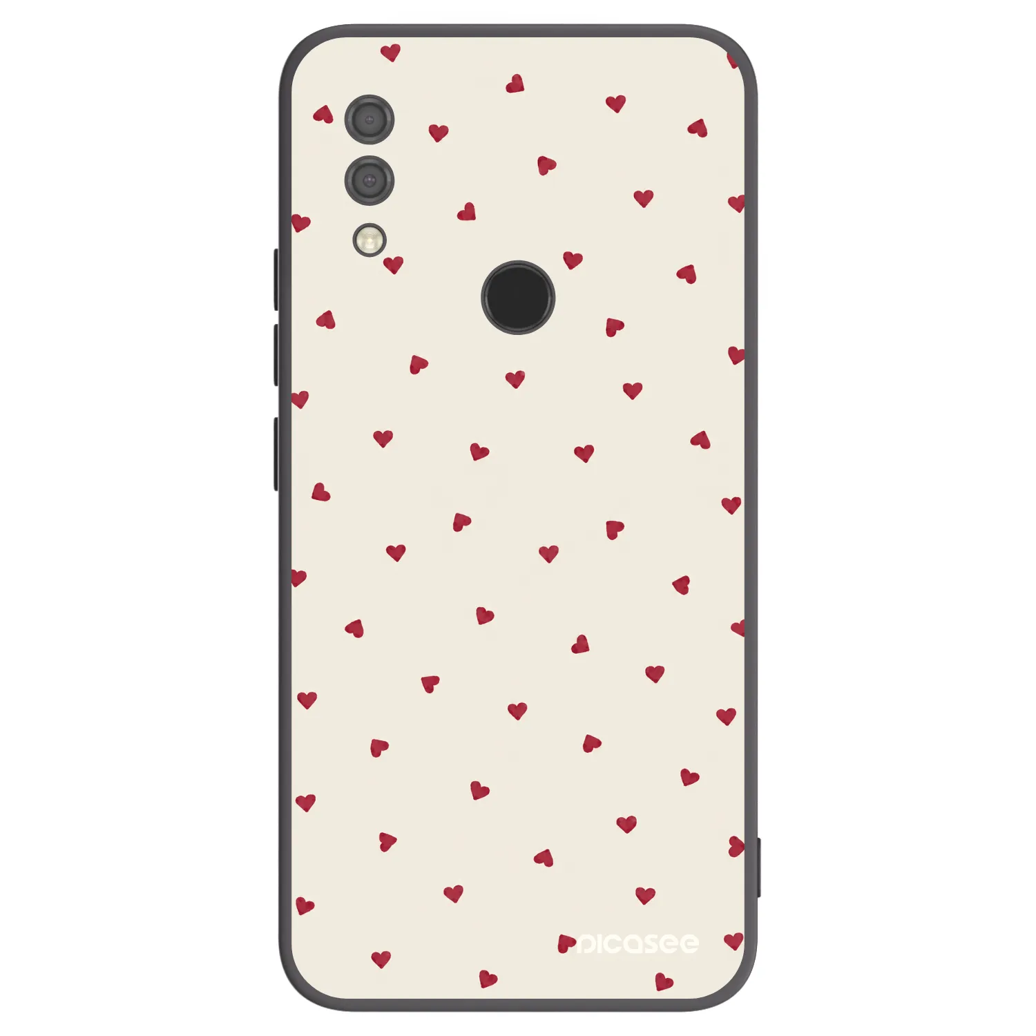 Picasee crna silikonska maskica za Xiaomi Redmi 7 - Little Love