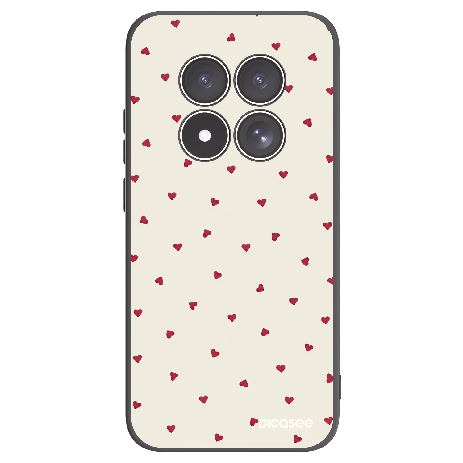 Picasee crna silikonska maskica za Xiaomi Redmi Note 15 Pro 4G - Little Love