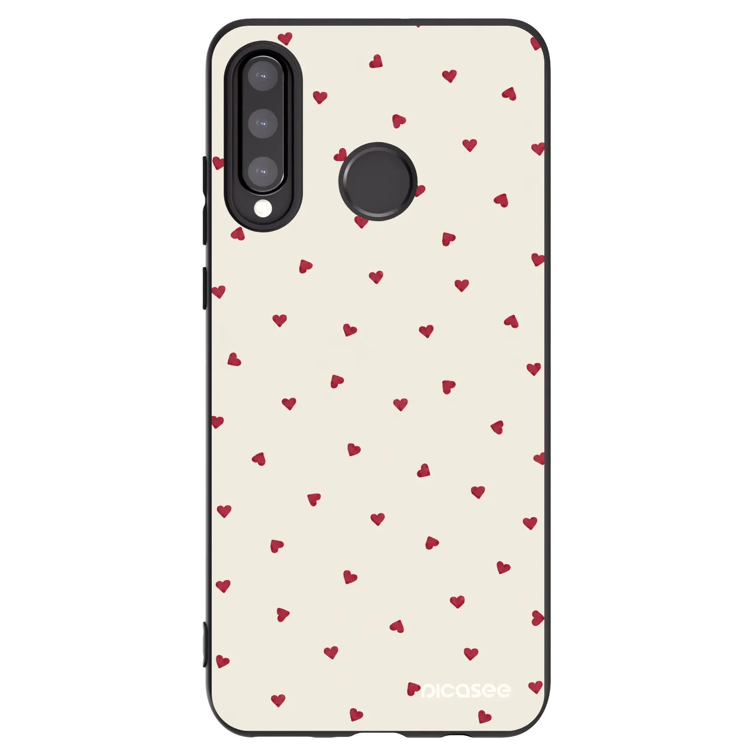 Picasee crna silikonska maskica za Huawei P30 Lite - Little Love