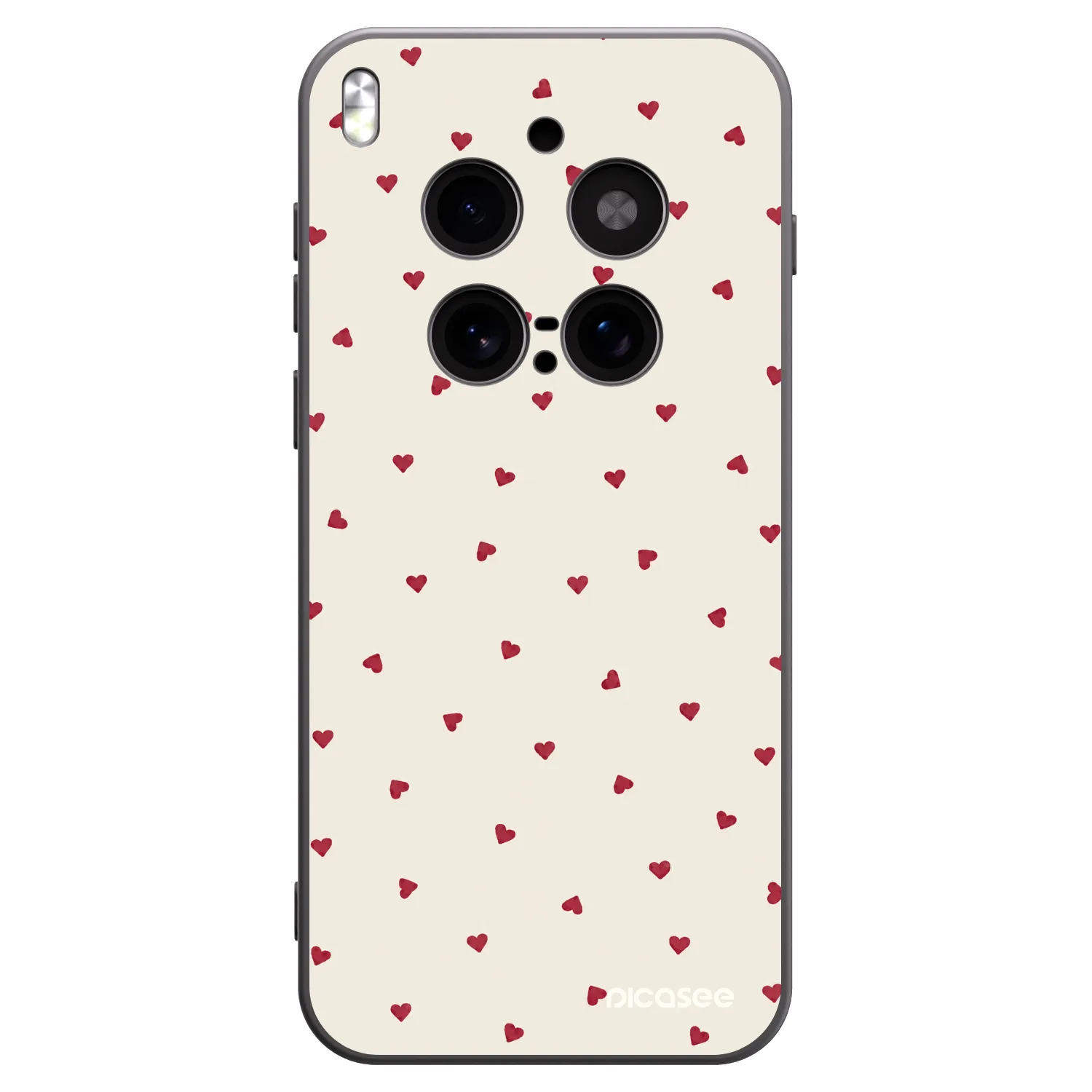 Picasee crna silikonska maskica za Vivo X300 Pro - Little Love