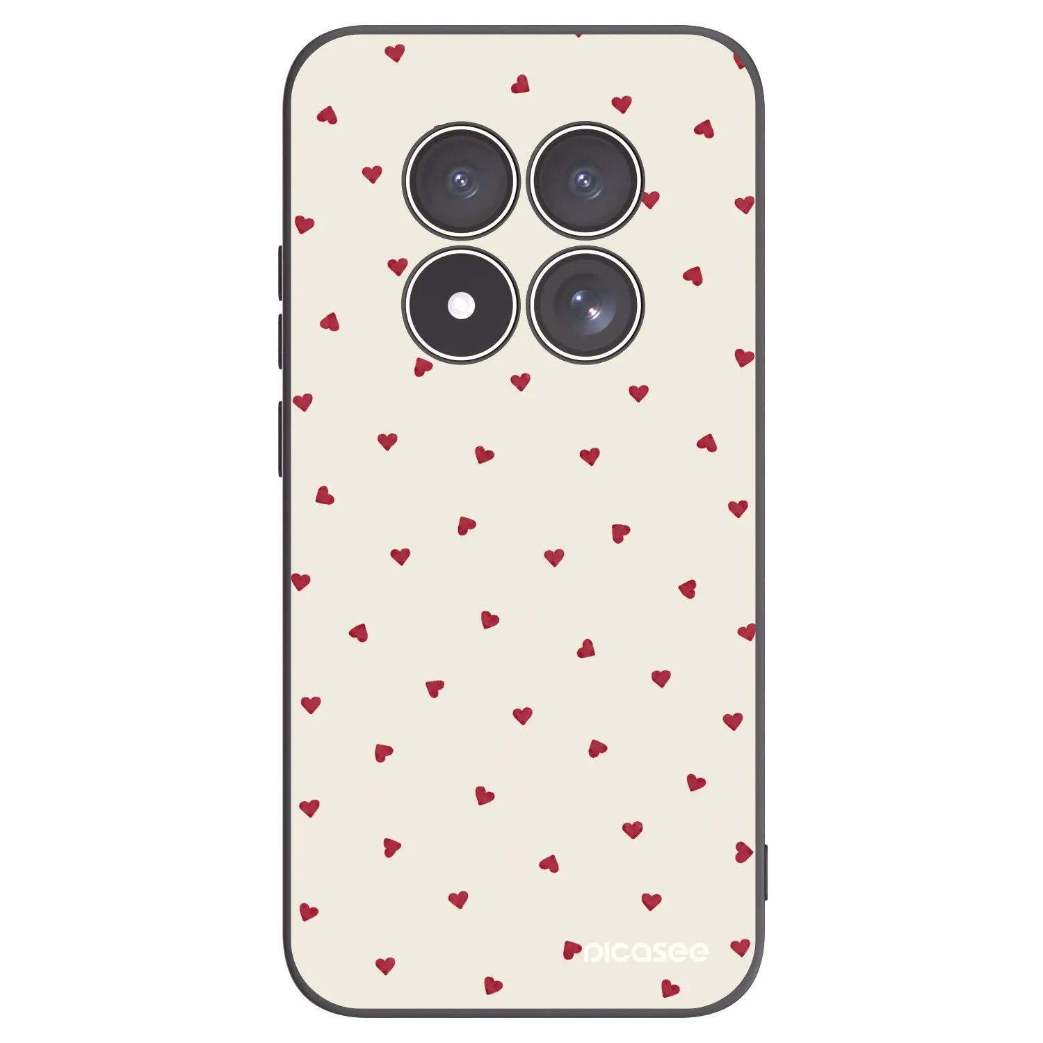 Picasee crna silikonska maskica za Xiaomi Redmi Note 15 Pro 5G - Little Love