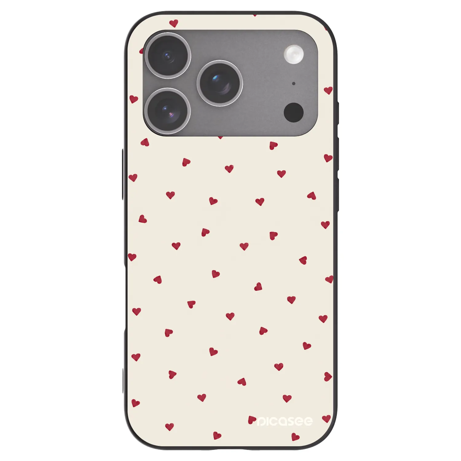Picasee crna silikonska maskica za Apple iPhone 18 Pro - Little Love