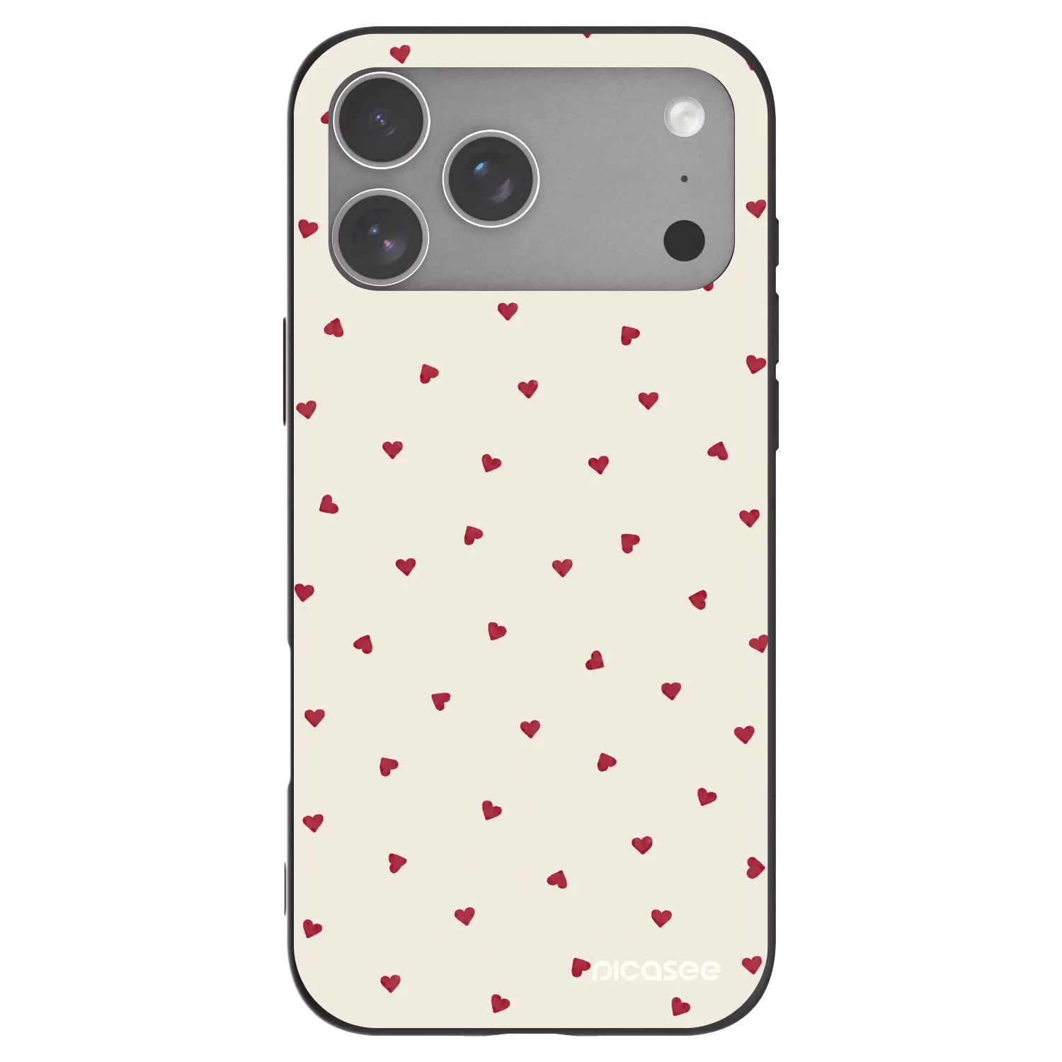 Picasee crna silikonska maskica za Apple iPhone 18 Pro Max - Little Love