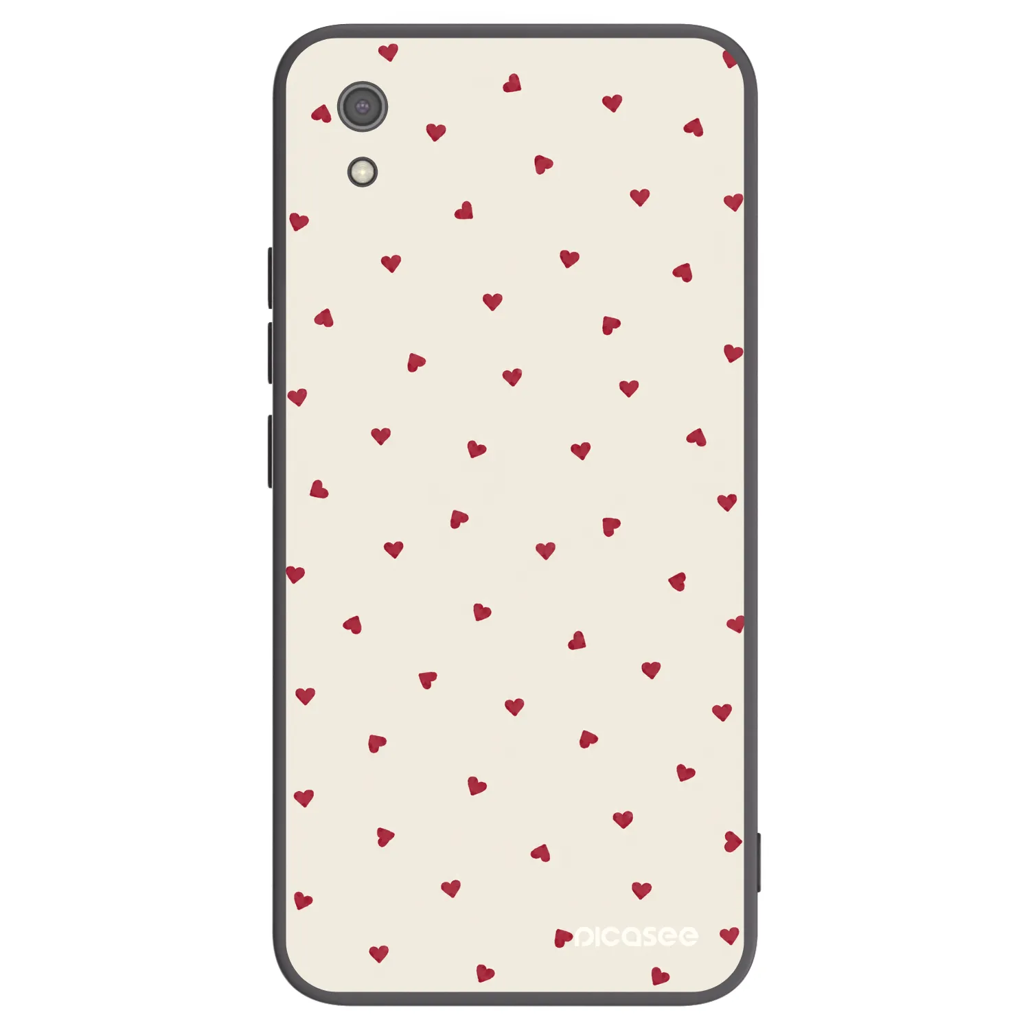 Picasee crna silikonska maskica za Xiaomi Redmi 7A - Little Love