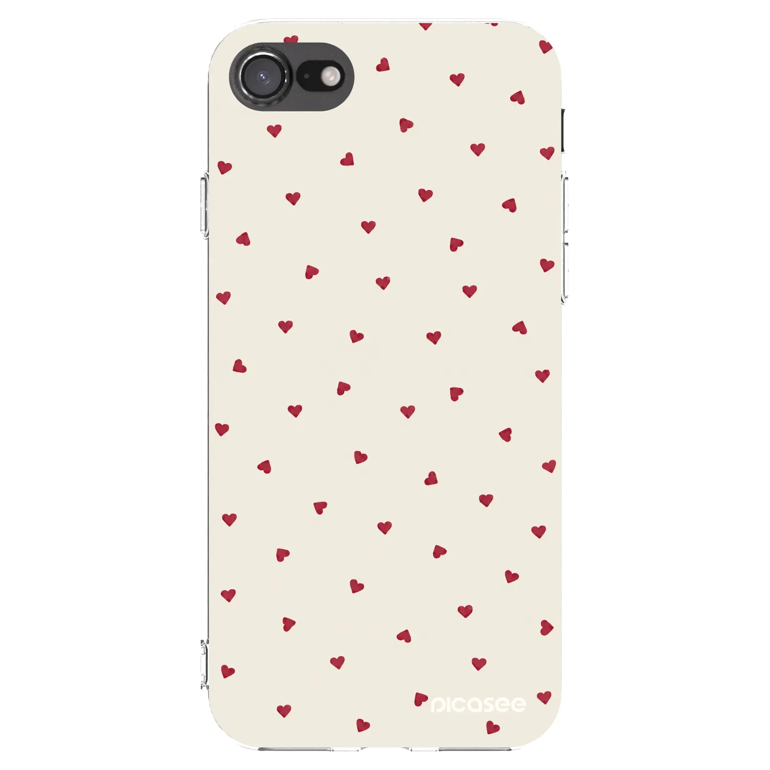 Picasee silikonska prozirna maskica za Apple iPhone SE 2020 - Little Love