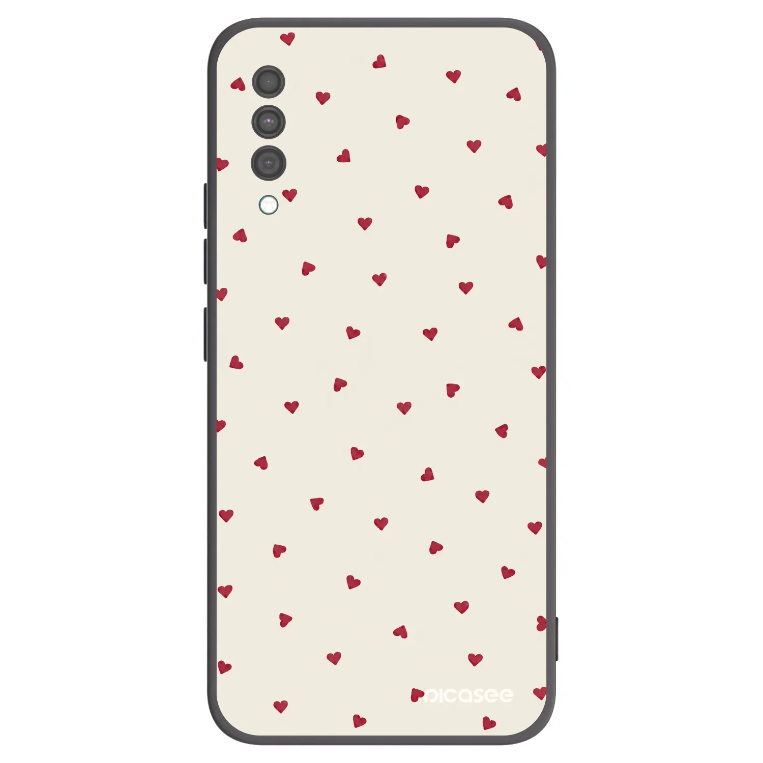 Picasee crna silikonska maskica za Samsung Galaxy A30s A307F - Little Love