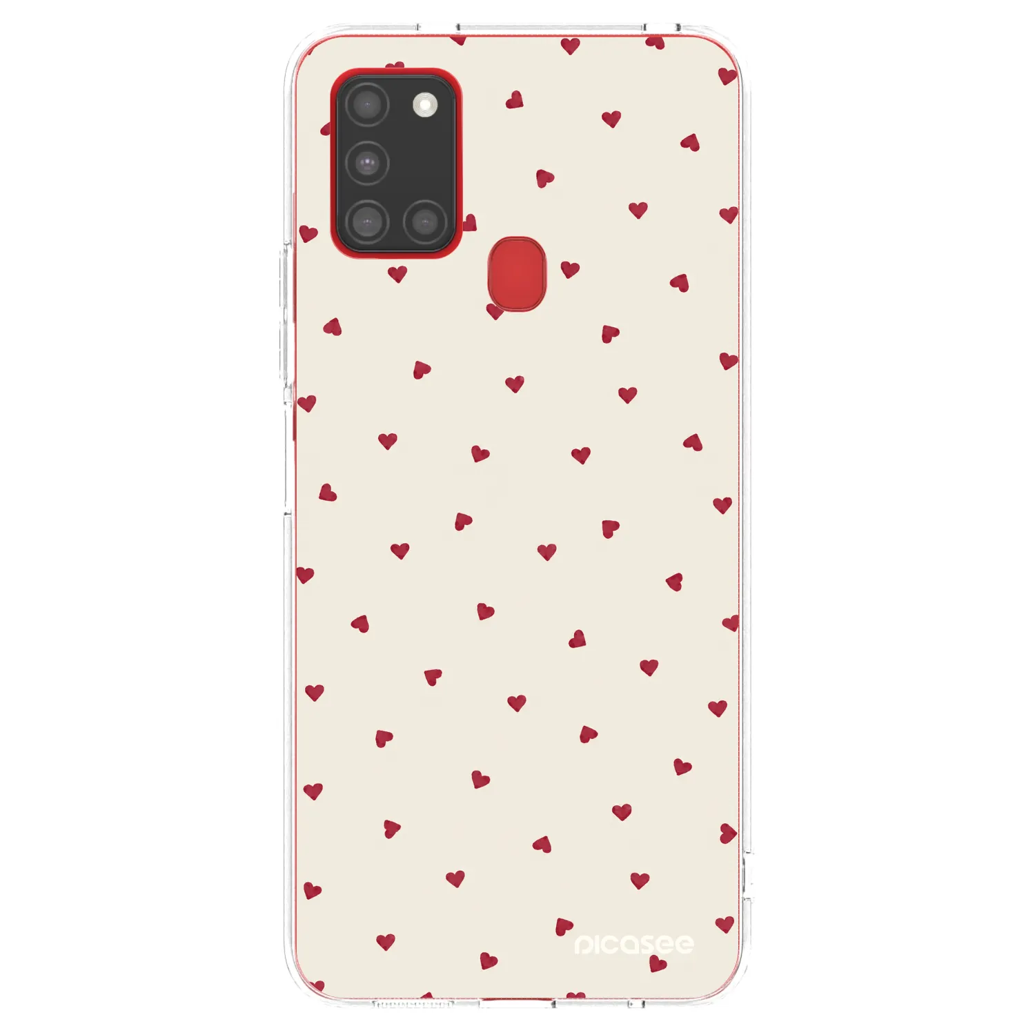 Picasee silikonska prozirna maskica za Samsung Galaxy A21s - Little Love