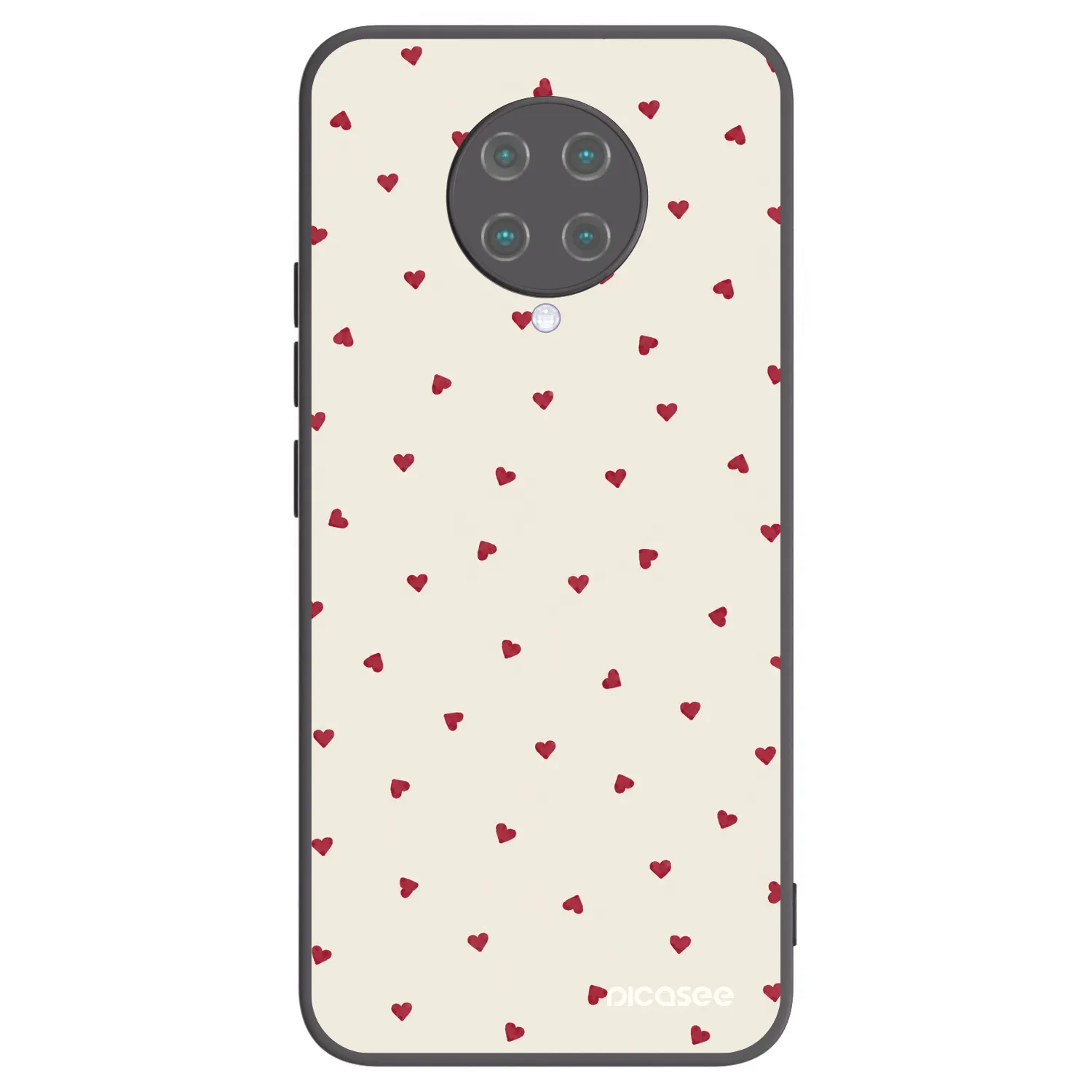 Picasee crna silikonska maskica za Xiaomi Poco F2 Pro - Little Love