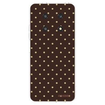 Picasee silikonska prozirna maskica za Honor Magic4 Lite 5G - Vanilla Dots & Chocolate