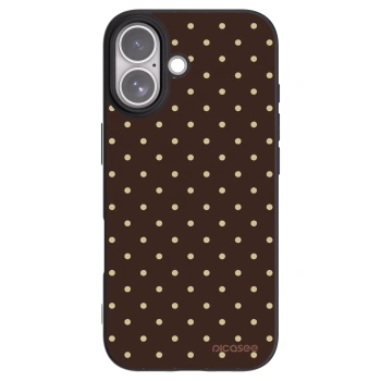 Picasee crna silikonska maskica za Apple iPhone 17 - Vanilla Dots & Chocolate