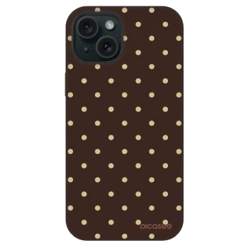 Picasee Fashion Case MagSafe za Apple iPhone 15 - Vanilla Dots & Chocolate