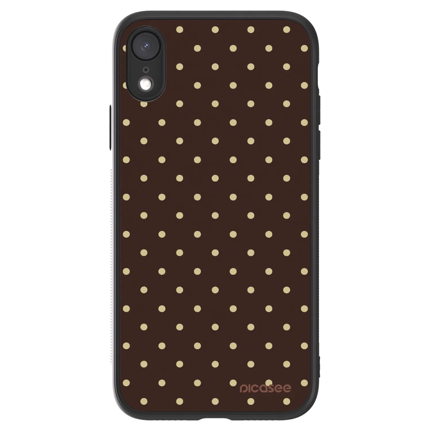 Picasee ULTIMATE CASE za Apple iPhone XR - Vanilla Dots & Chocolate