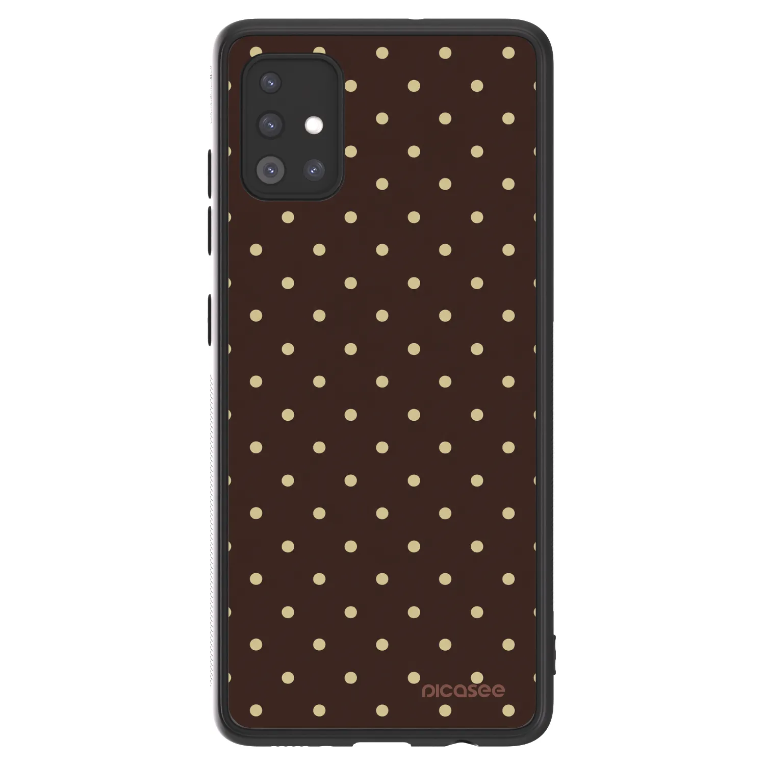 Picasee ULTIMATE CASE za Samsung Galaxy A51 A515F - Vanilla Dots & Chocolate