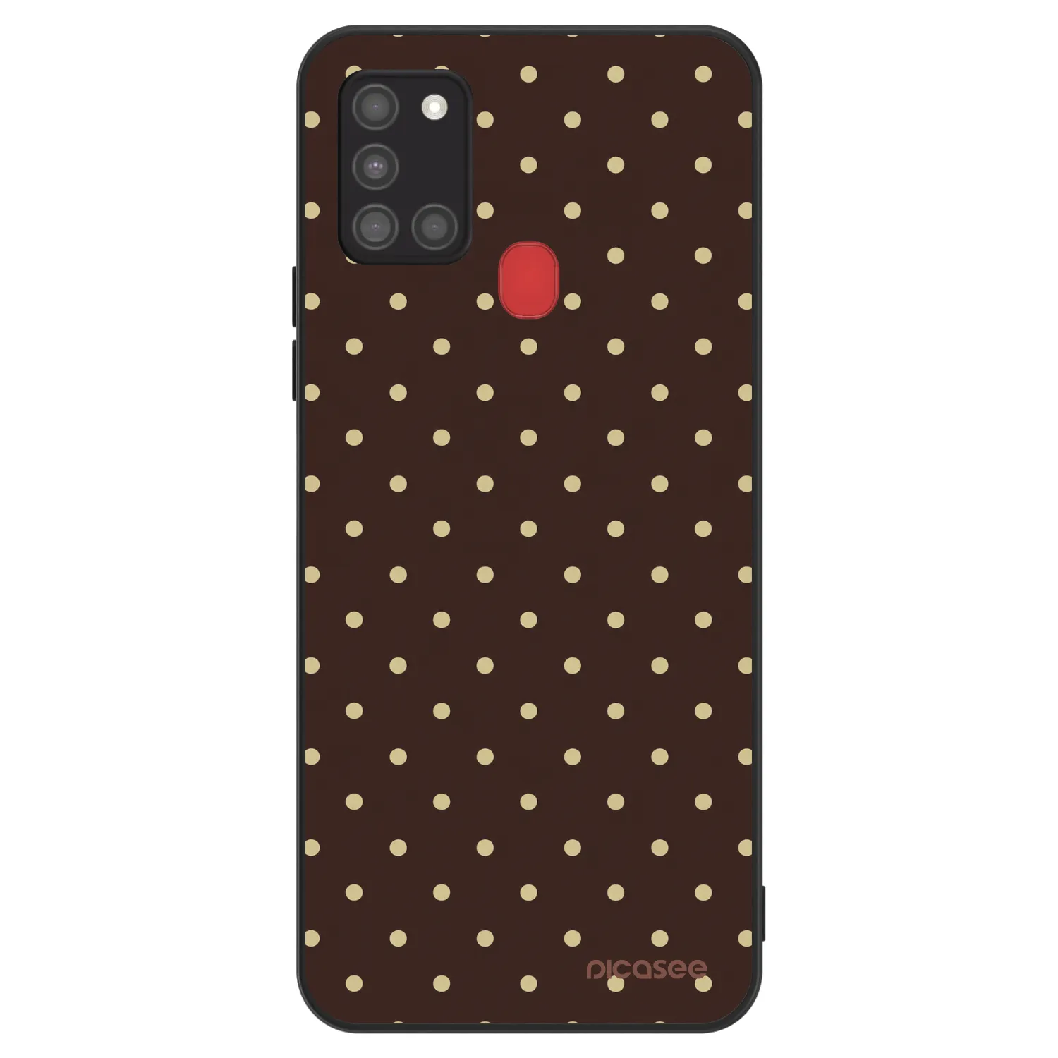 Picasee ULTIMATE CASE za Samsung Galaxy A21s - Vanilla Dots & Chocolate