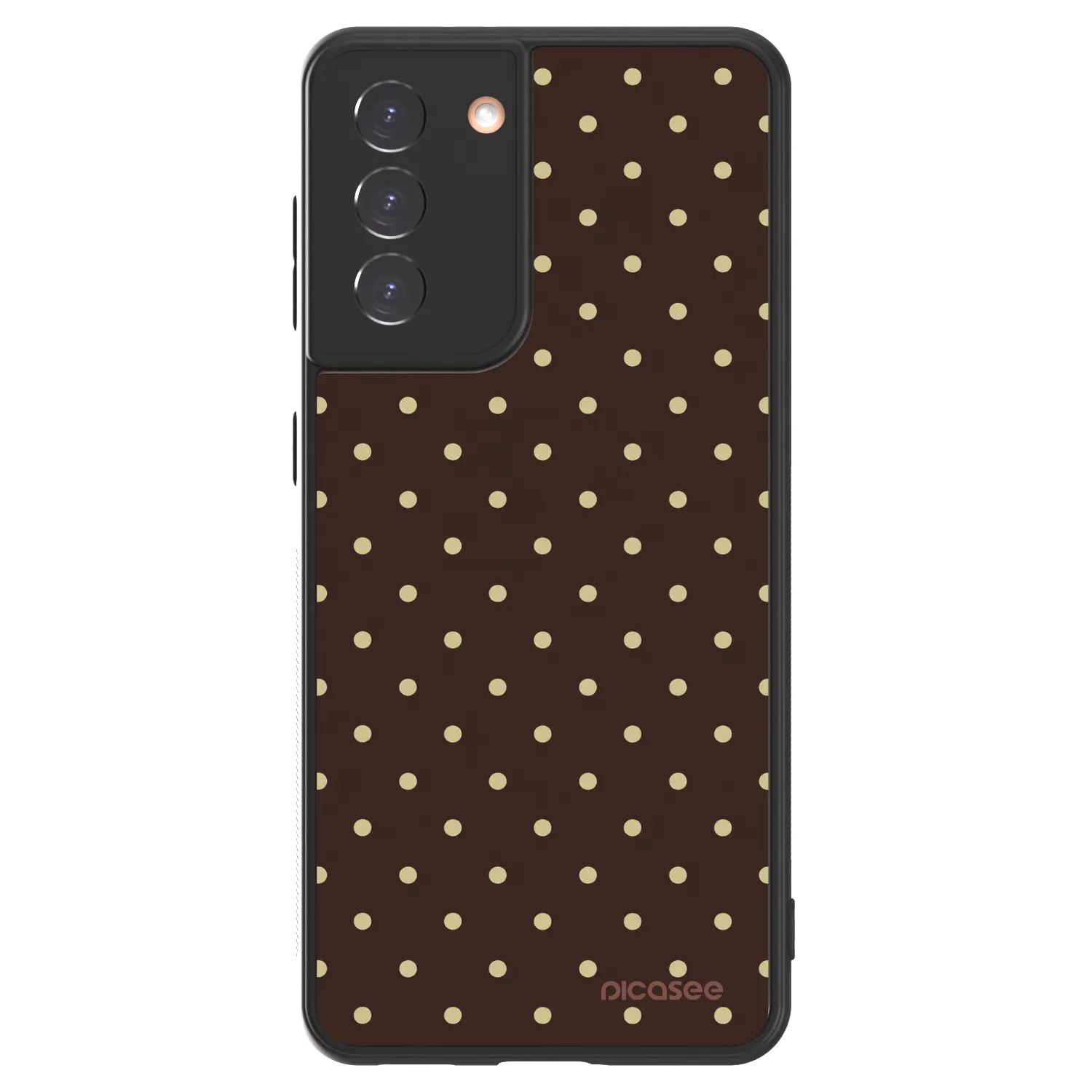 Picasee ULTIMATE CASE za Samsung Galaxy S21 5G G991B - Vanilla Dots & Chocolate