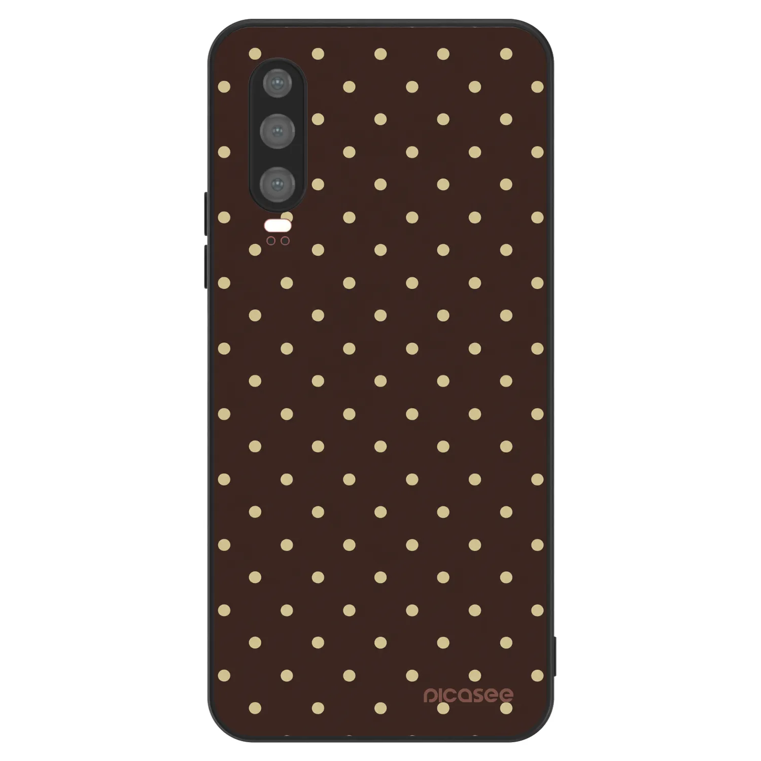 Picasee ULTIMATE CASE za Huawei P30 - Vanilla Dots & Chocolate
