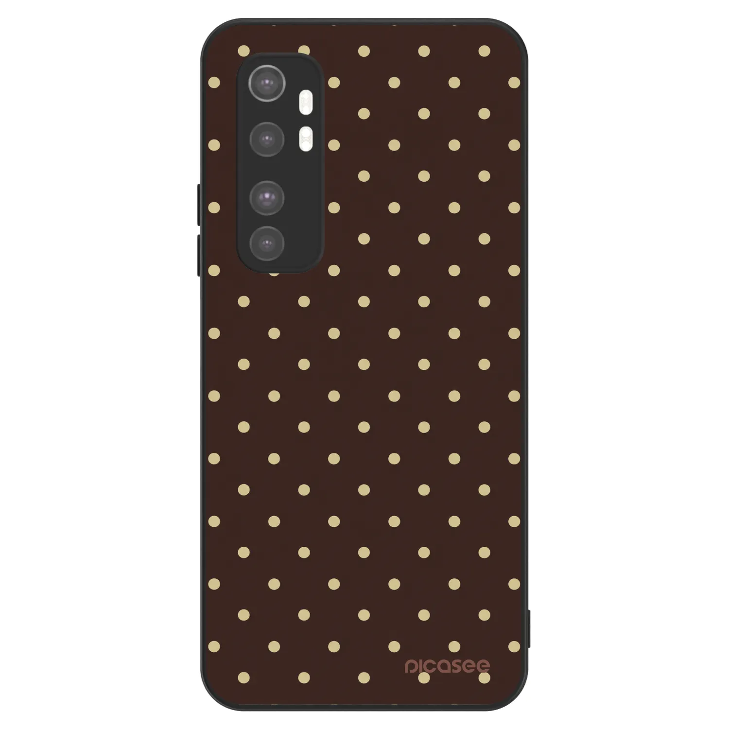 Picasee ULTIMATE CASE za Xiaomi Mi Note 10 Lite - Vanilla Dots & Chocolate