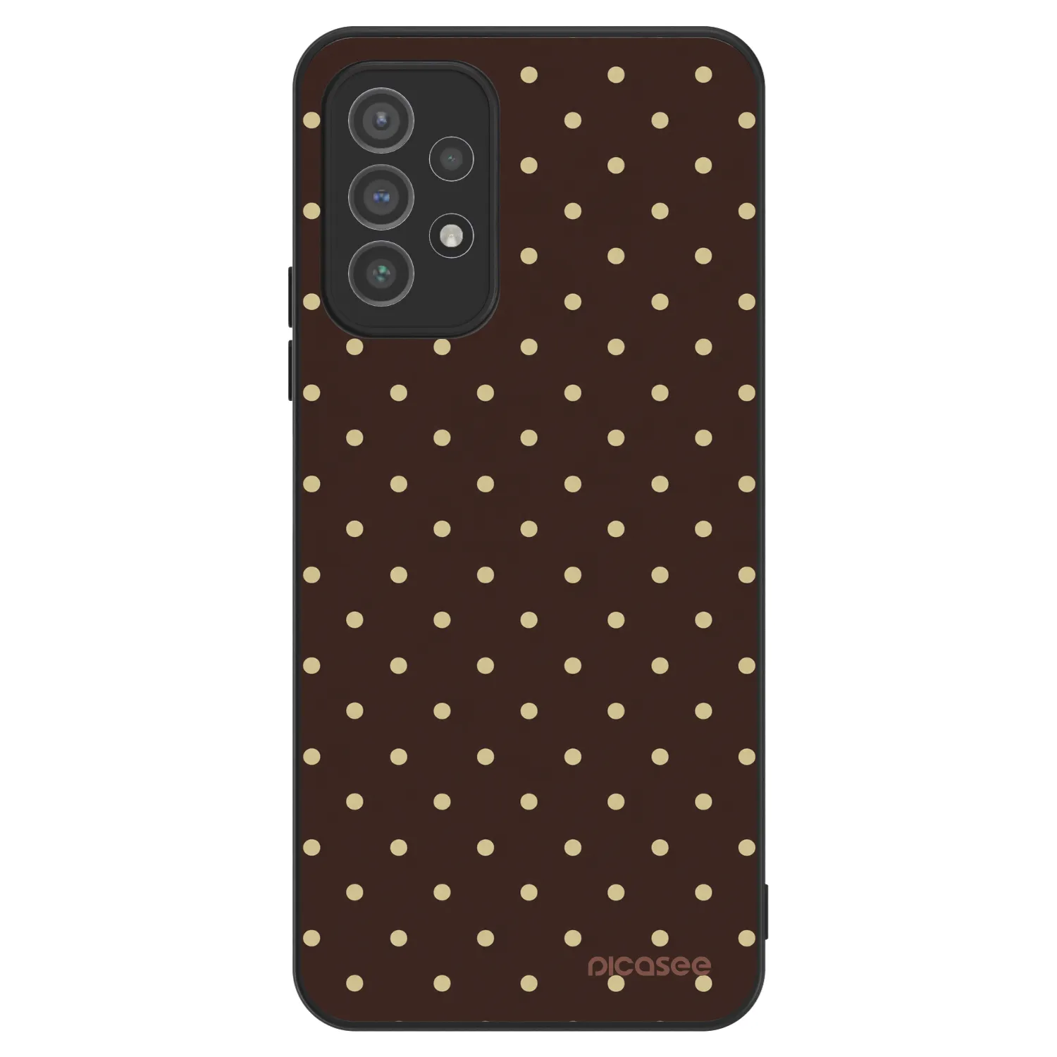 Picasee ULTIMATE CASE za Samsung Galaxy A72 A725F - Vanilla Dots & Chocolate