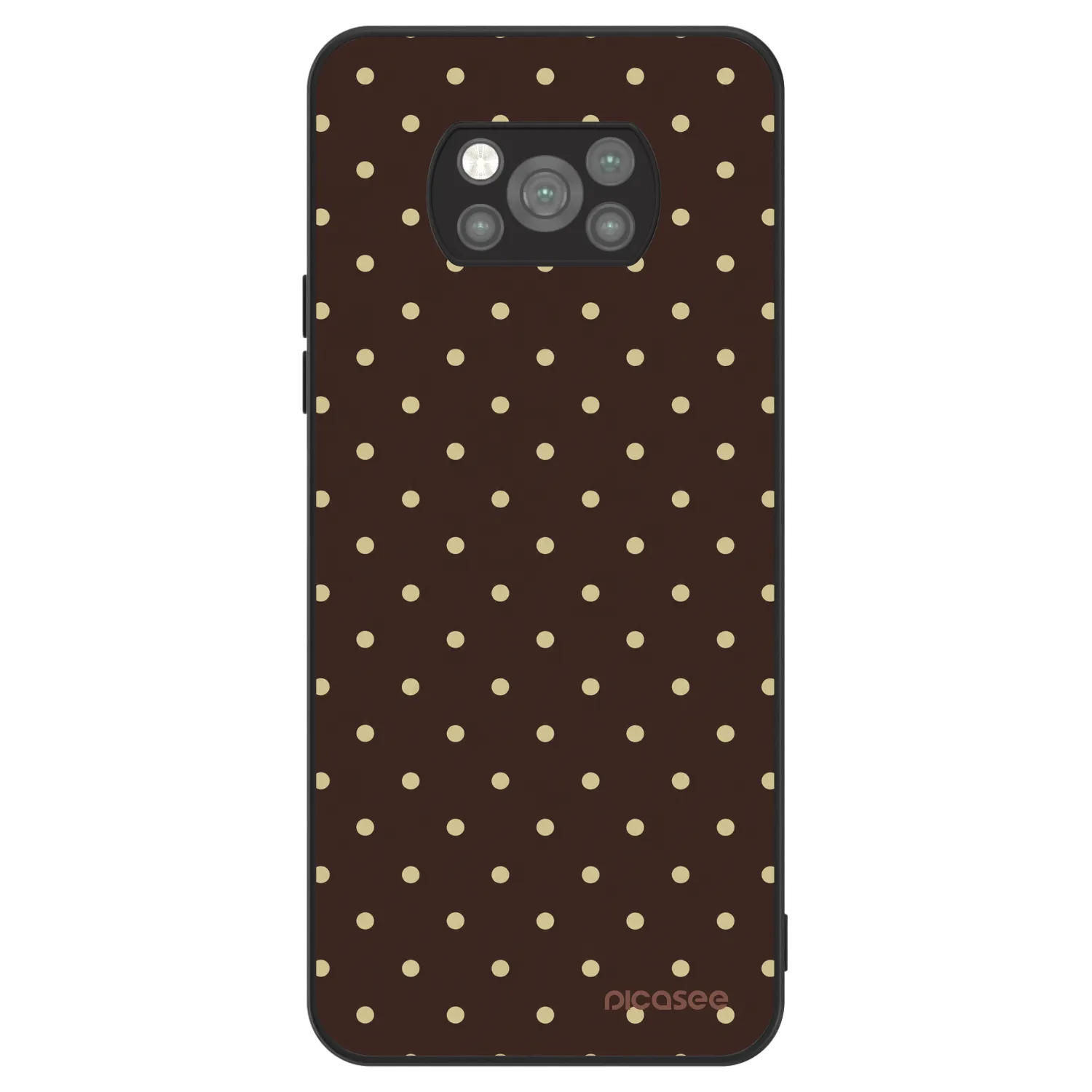 Picasee ULTIMATE CASE za Xiaomi Poco X3 Pro - Vanilla Dots & Chocolate