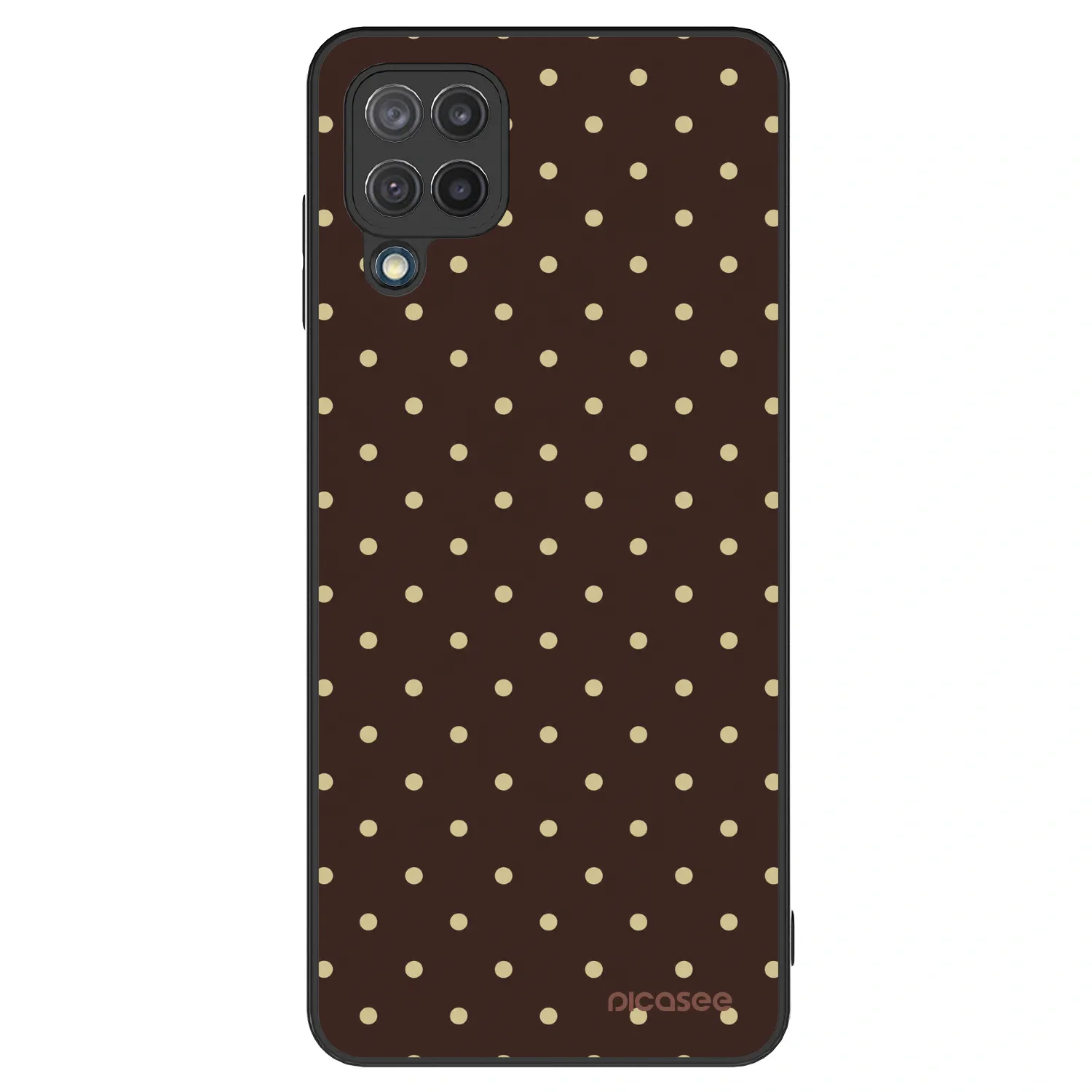 Picasee ULTIMATE CASE za Samsung Galaxy M12 M127F - Vanilla Dots & Chocolate