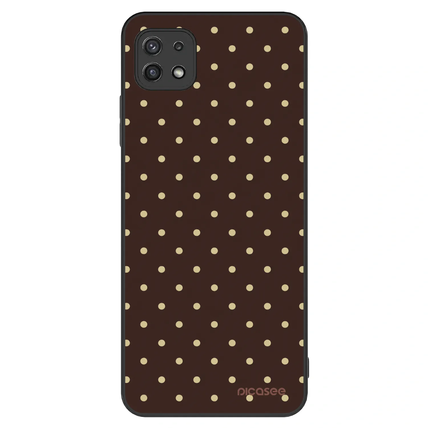 Picasee ULTIMATE CASE za Samsung Galaxy A22 A226B 5G - Vanilla Dots & Chocolate