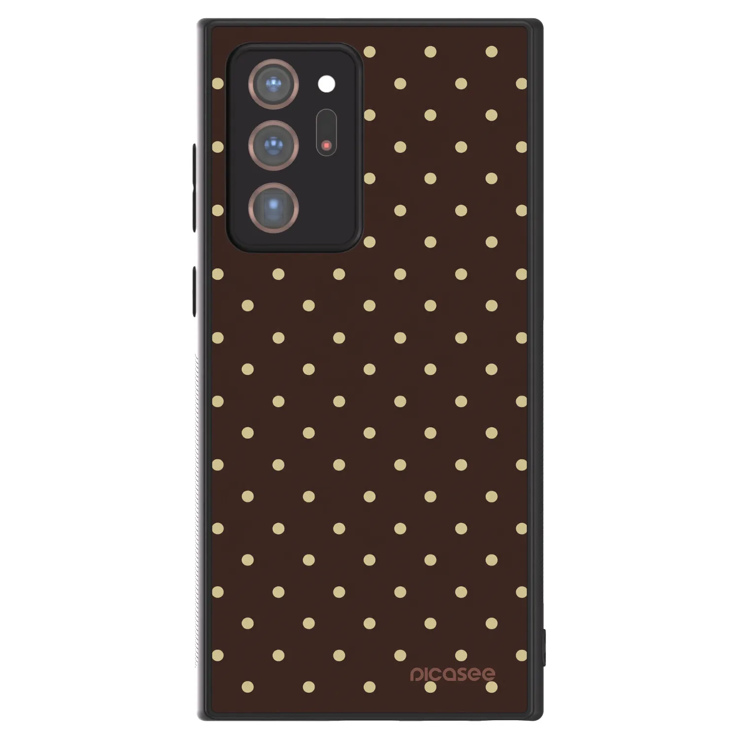 Picasee ULTIMATE CASE za Samsung Galaxy Note 20 Ultra - Vanilla Dots & Chocolate