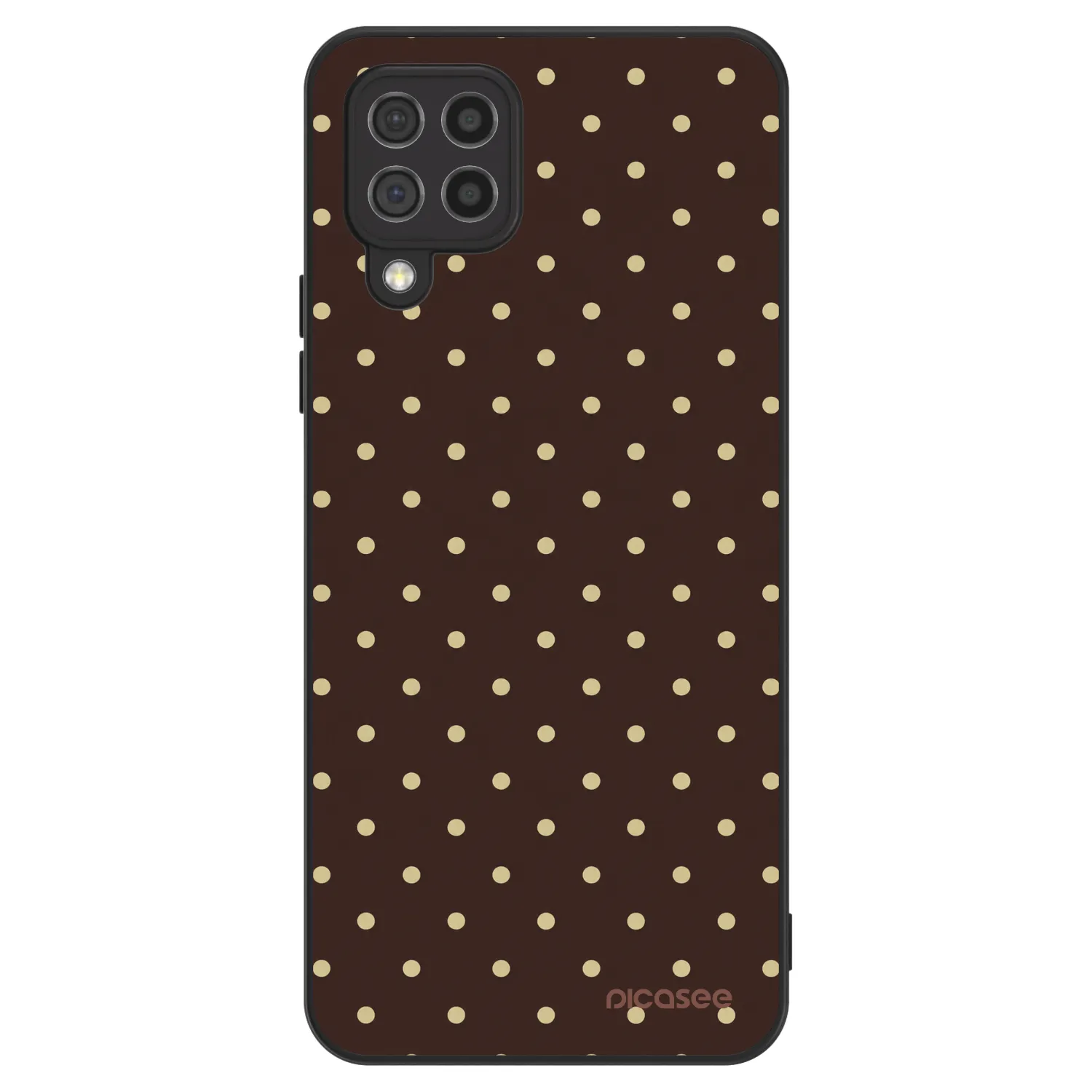 Picasee ULTIMATE CASE za Samsung Galaxy A22 A225F 4G - Vanilla Dots & Chocolate