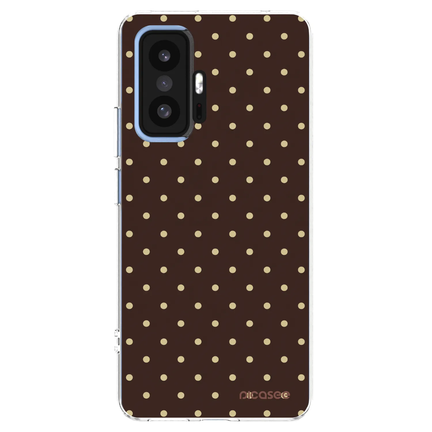 Picasee silikonska prozirna maskica za Xiaomi 11T Pro - Vanilla Dots & Chocolate