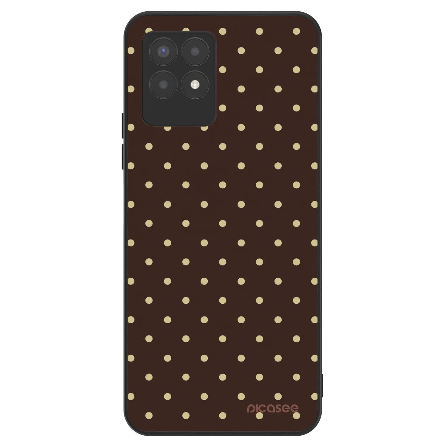 Picasee ULTIMATE CASE za Realme 8i - Vanilla Dots & Chocolate