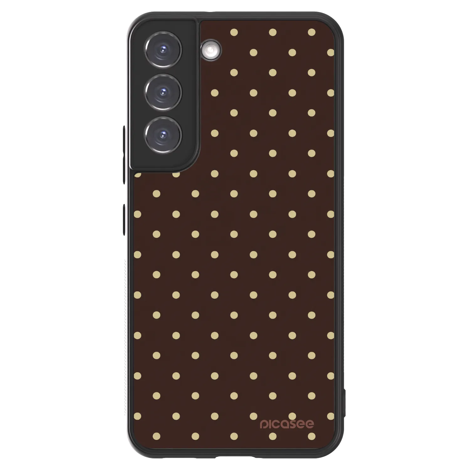 Picasee ULTIMATE CASE za Samsung Galaxy S22 5G - Vanilla Dots & Chocolate