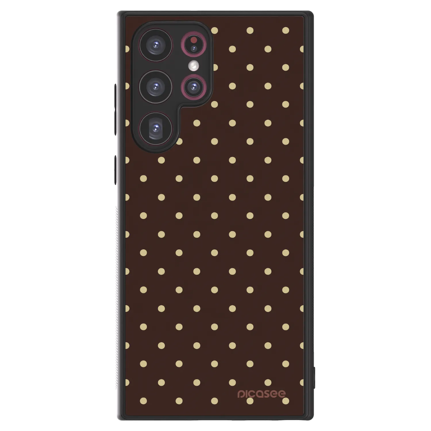 Picasee ULTIMATE CASE za Samsung Galaxy S22 Ultra 5G - Vanilla Dots & Chocolate
