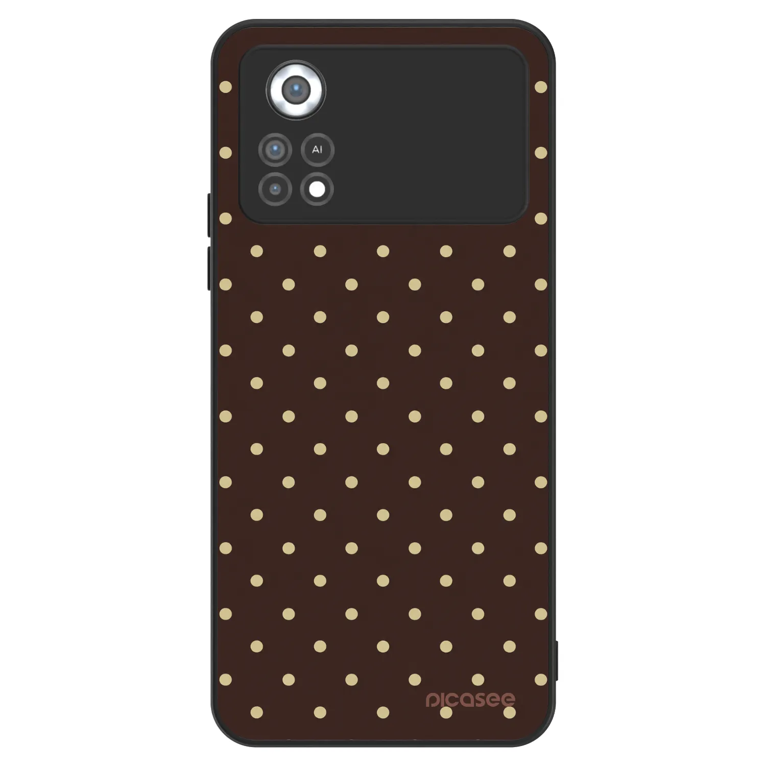 Picasee ULTIMATE CASE za Xiaomi Poco X4 Pro 5G - Vanilla Dots & Chocolate