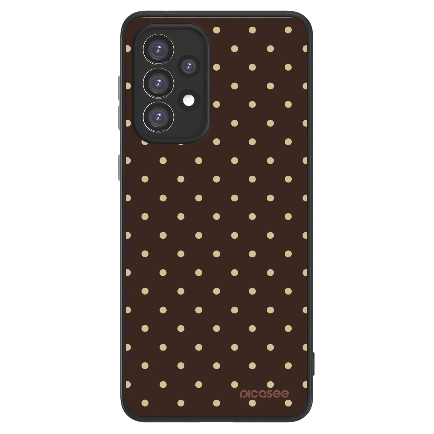 Picasee ULTIMATE CASE za Samsung Galaxy A33 5G A336 - Vanilla Dots & Chocolate