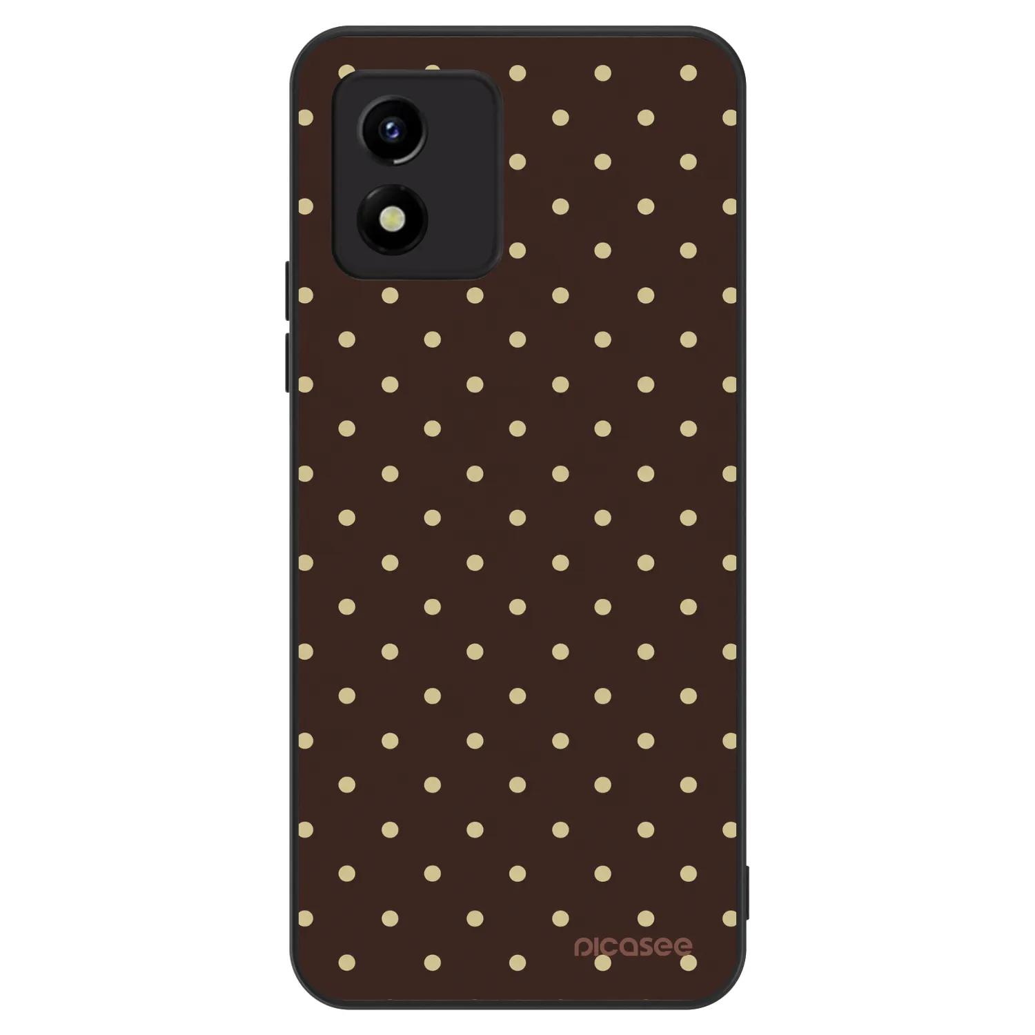 Picasee ULTIMATE CASE za Vivo Y01 - Vanilla Dots & Chocolate