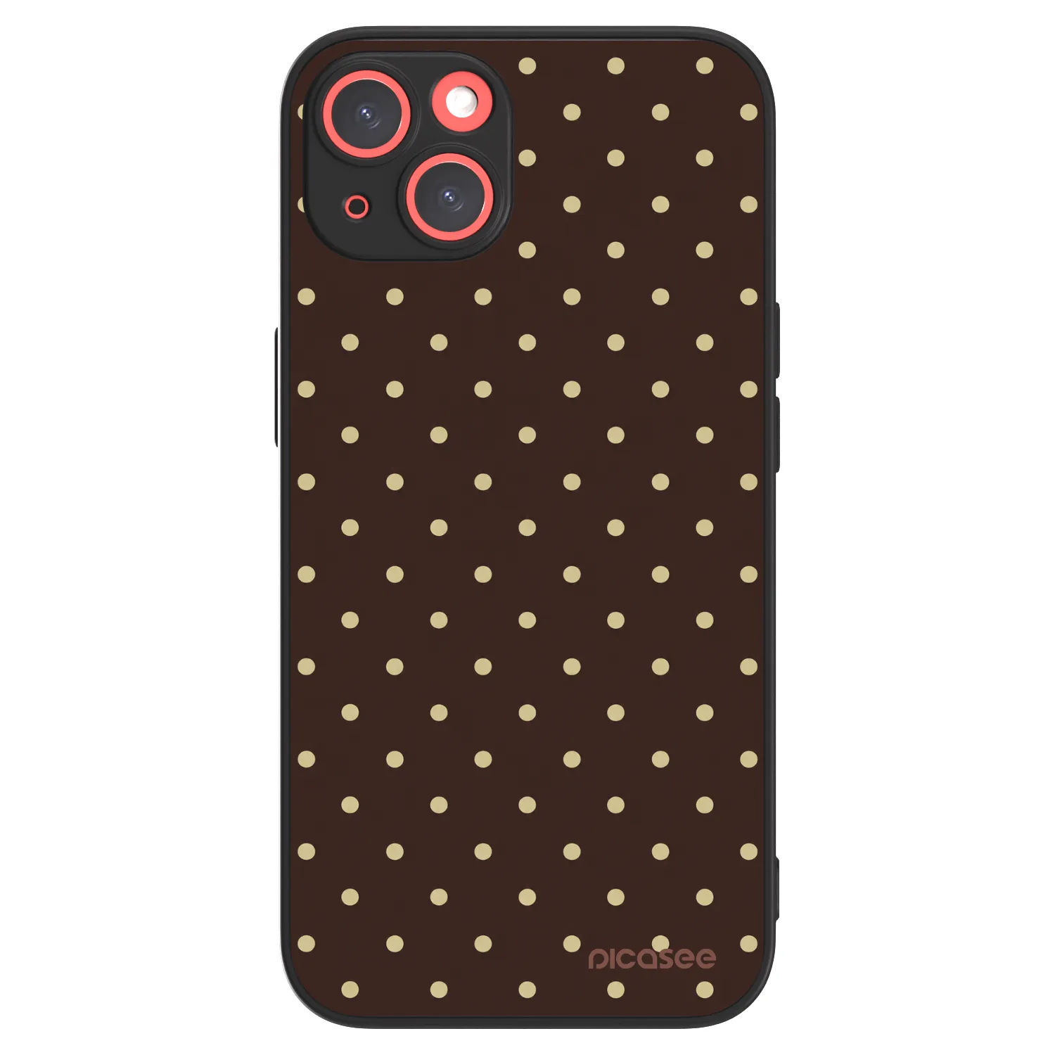 Picasee ULTIMATE CASE MagSafe za Apple iPhone 13 - Vanilla Dots & Chocolate