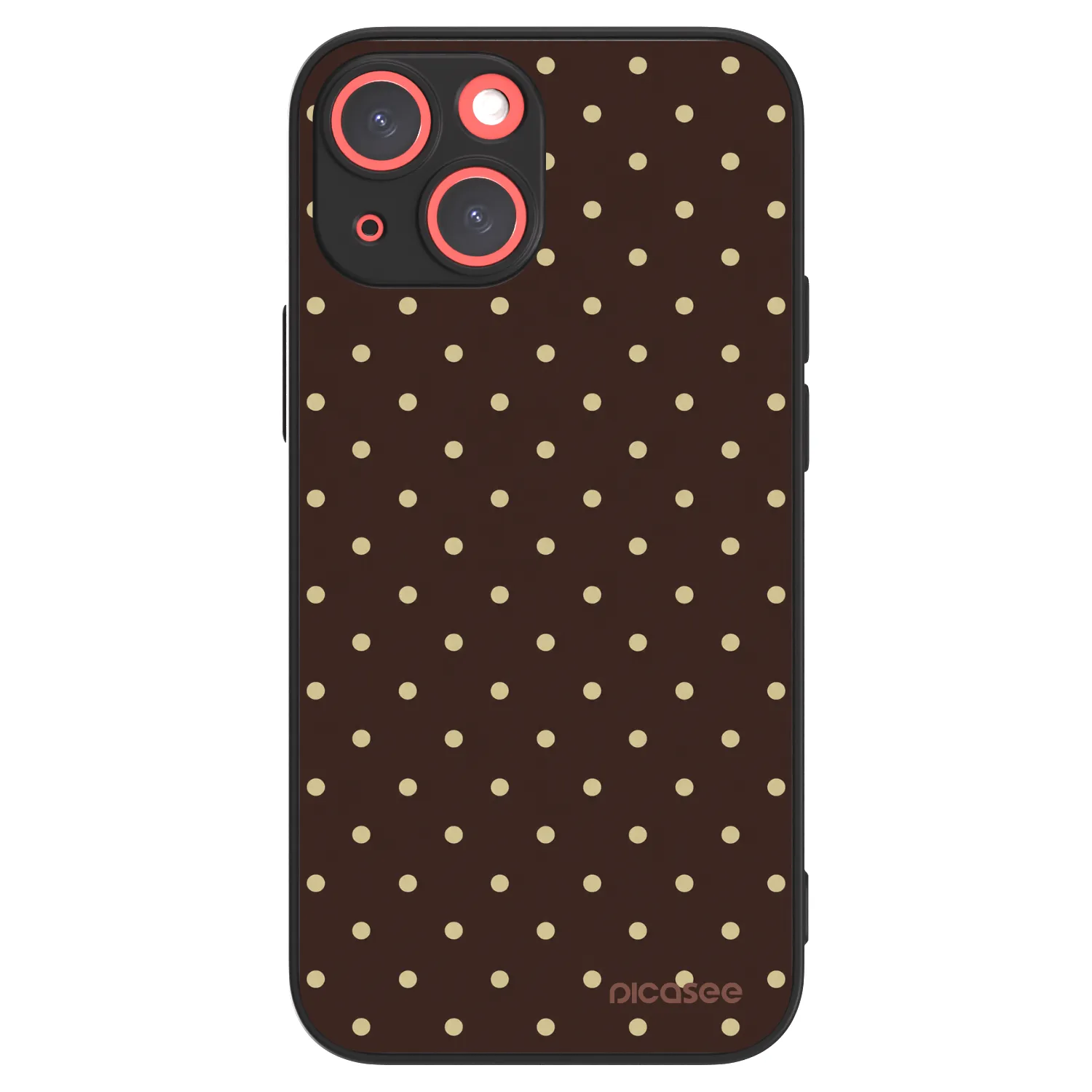 Picasee ULTIMATE CASE MagSafe za Apple iPhone 13 mini - Vanilla Dots & Chocolate