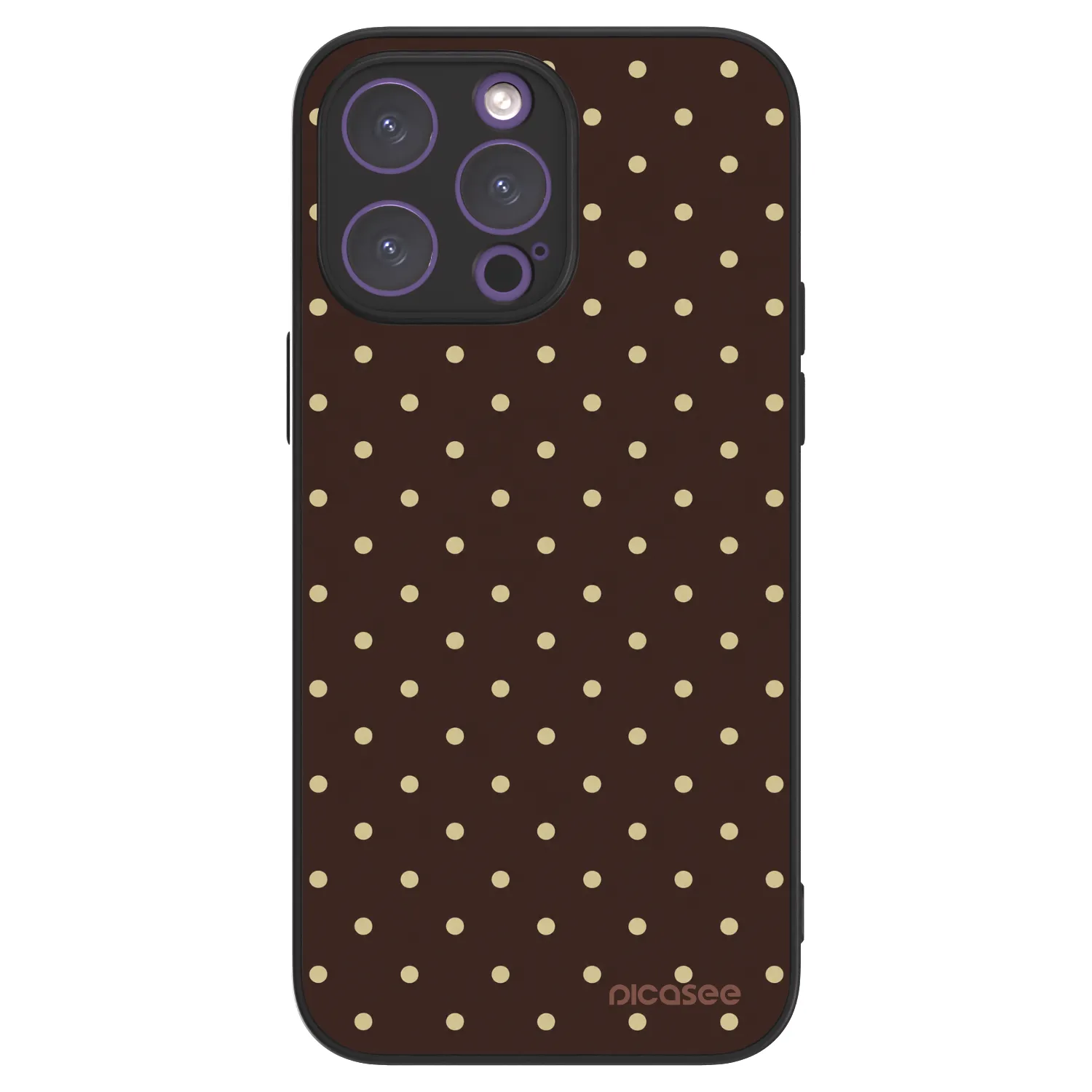 Picasee ULTIMATE CASE MagSafe za Apple iPhone 14 Pro Max - Vanilla Dots & Chocolate